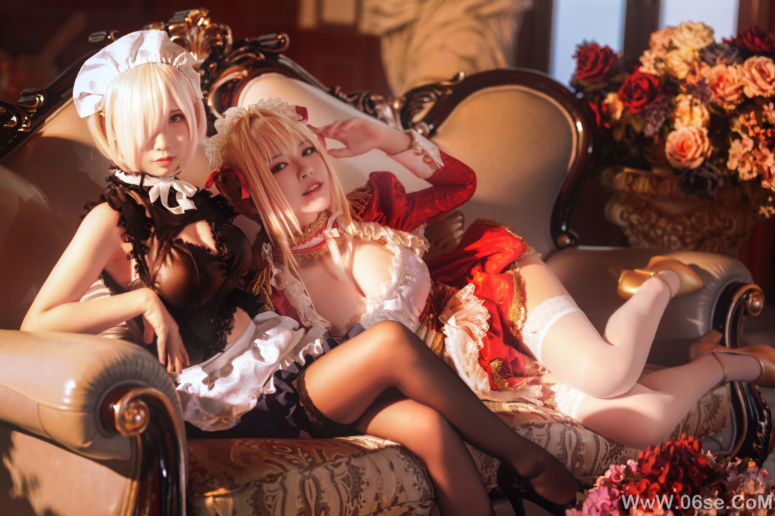 图片[9]-半半子&面饼仙儿 Claudius x Kyrielight Maid[22P]-六色网