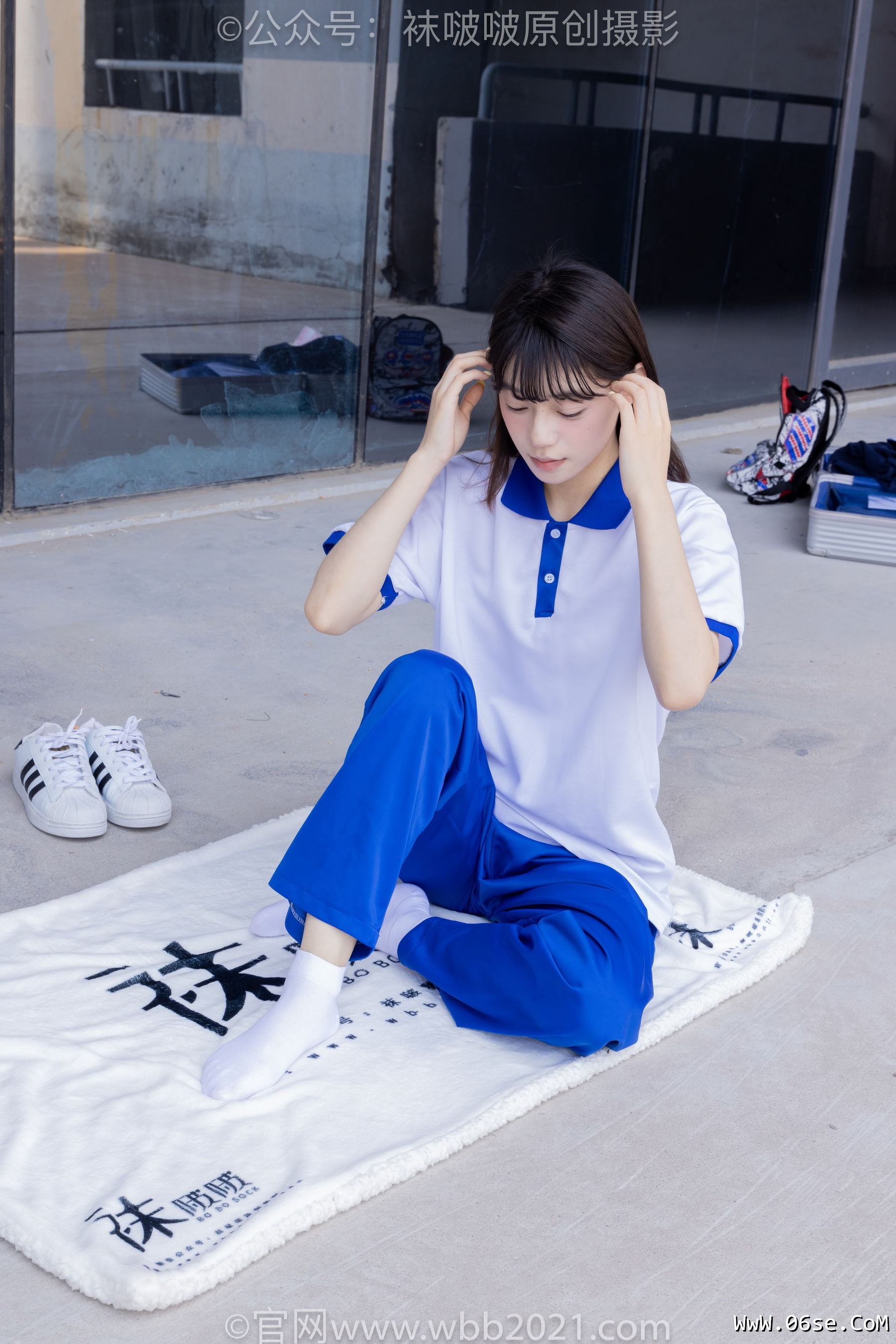 图片[137]-BoBoSocks袜啵啵 No.393 糯米 -板鞋、白棉袜、裸足、校服[150P]-六色网