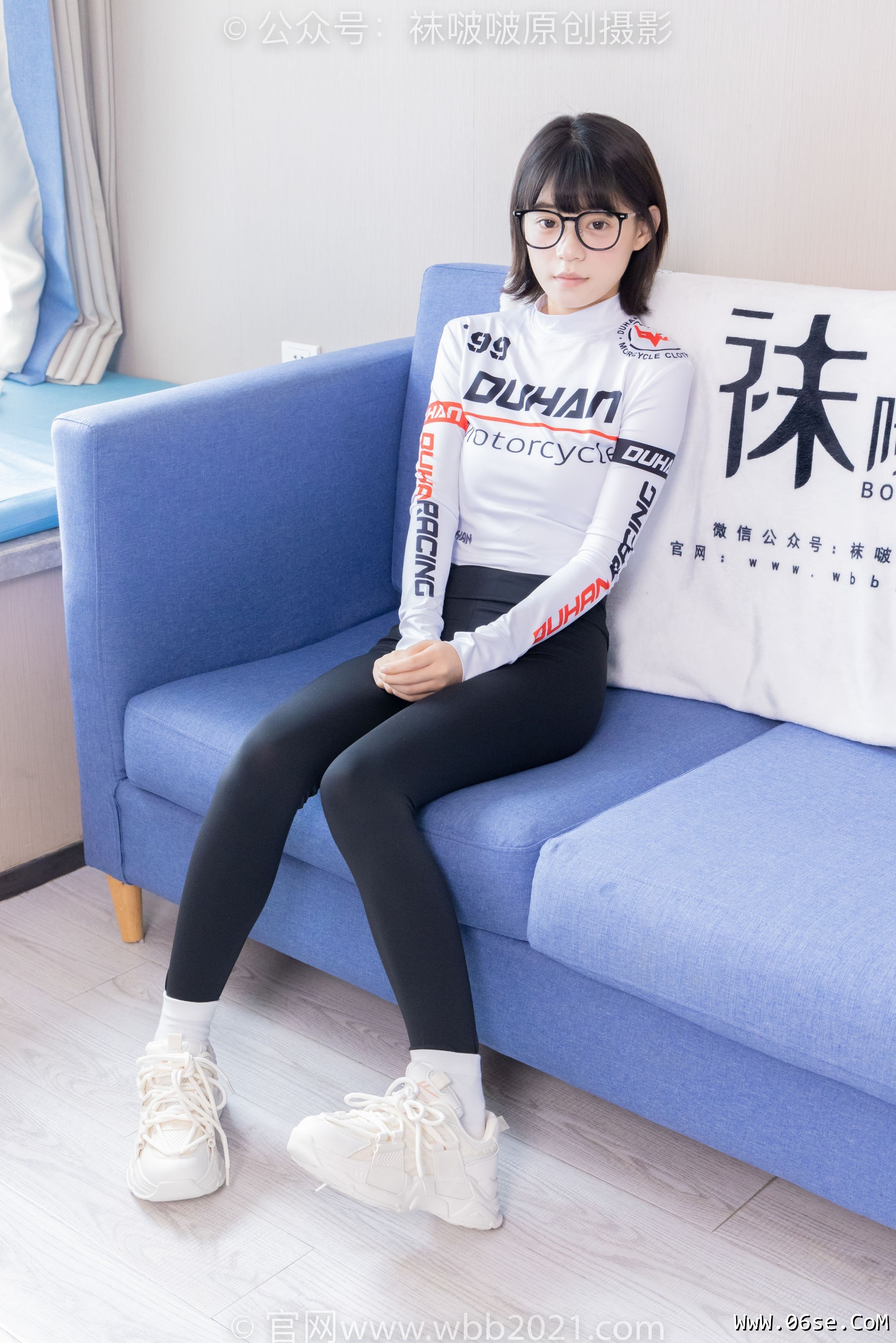 图片[75]-BoBoSocks袜啵啵 No.410 糯米 -运动鞋、白棉袜、肉丝、瑜伽裤裤里丝[145P]-六色网