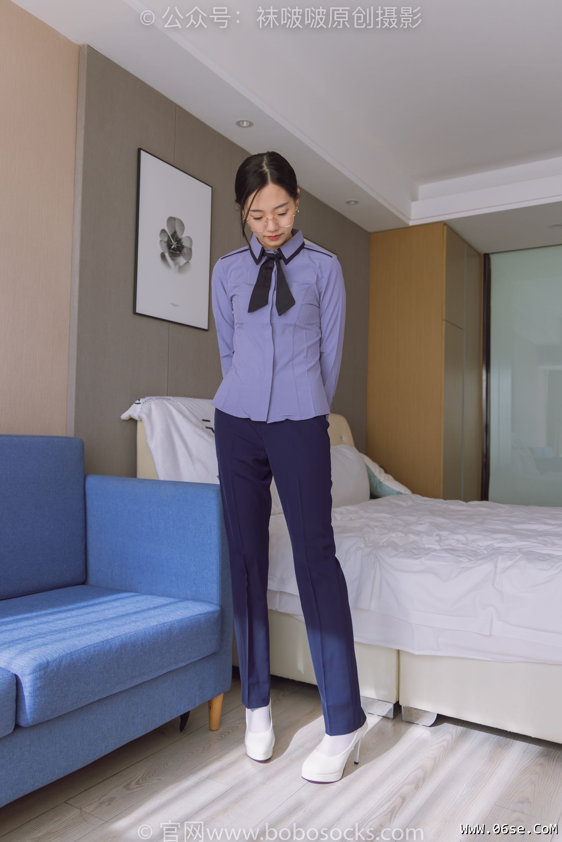 图片[50]-BoBoSocks袜啵啵 No.178 小甜豆-高跟鞋、厚白丝、ol风裤里丝[140P]-六色网
