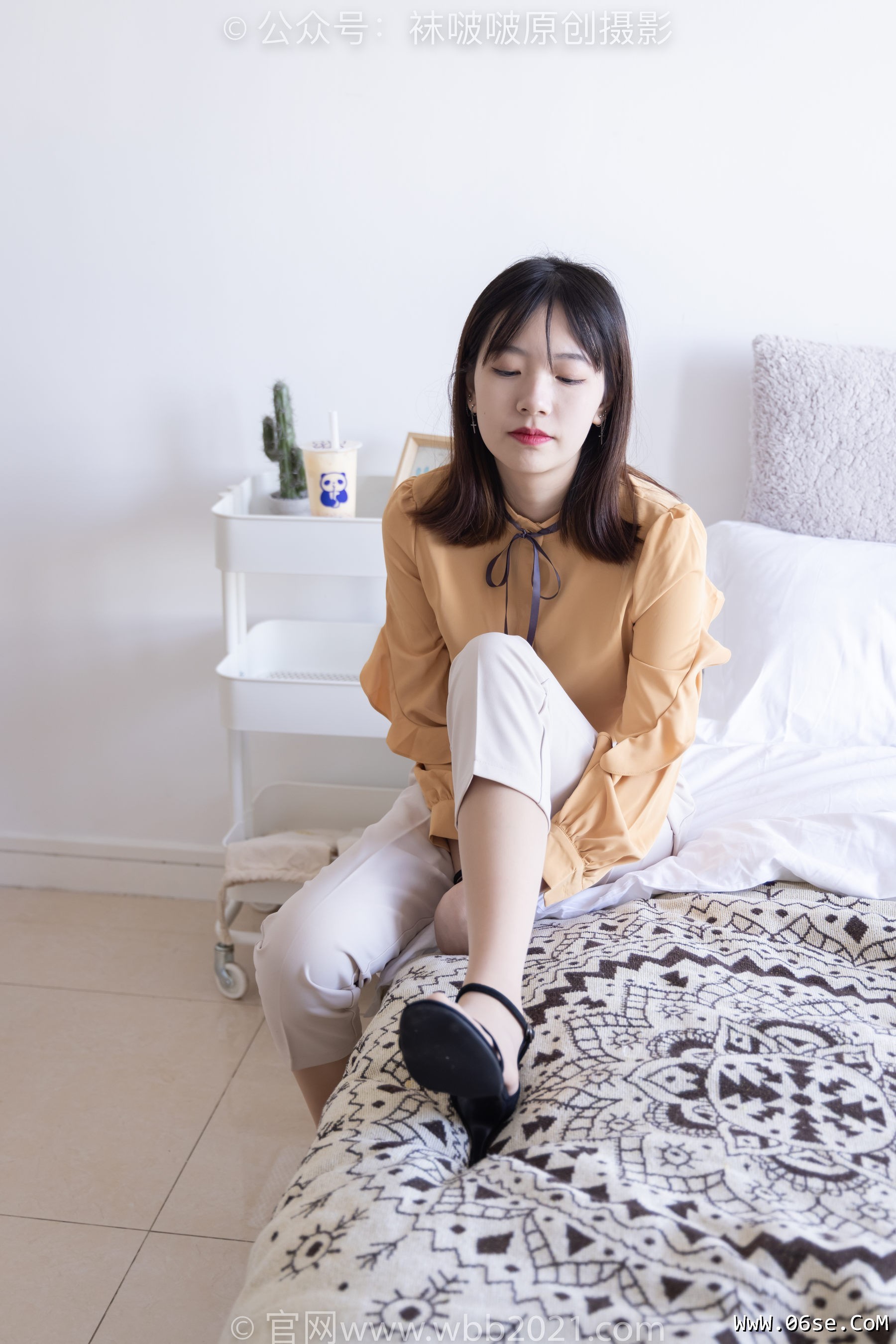 图片[103]-BoBoSocks袜啵啵 No.240 小甜豆-三双高跟鞋、肉丝、裸足[156P]-六色网