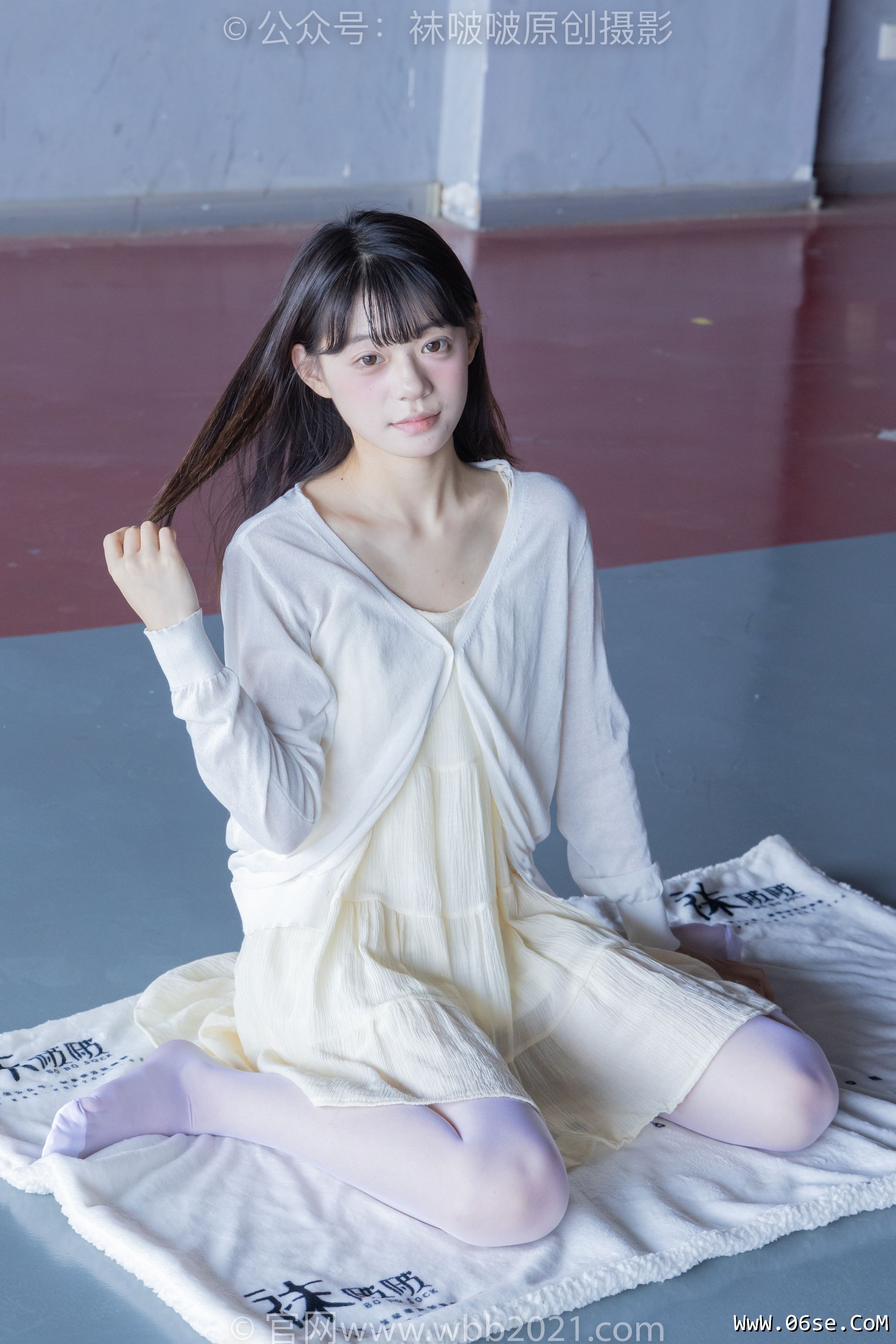 图片[133]-BoBoSocks袜啵啵 No.395 糯米 -板鞋、白丝[145P]-六色网