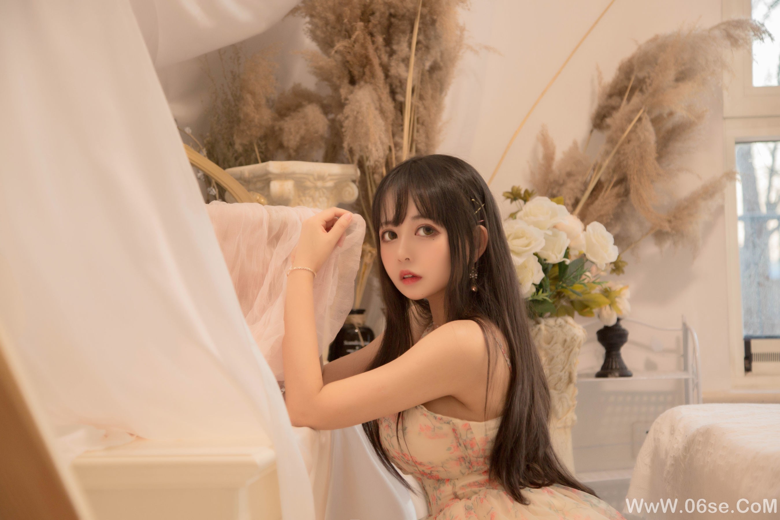 图片[21]-大眼萌妹黑猫猫OvO good morning + good night[24P]-六色网