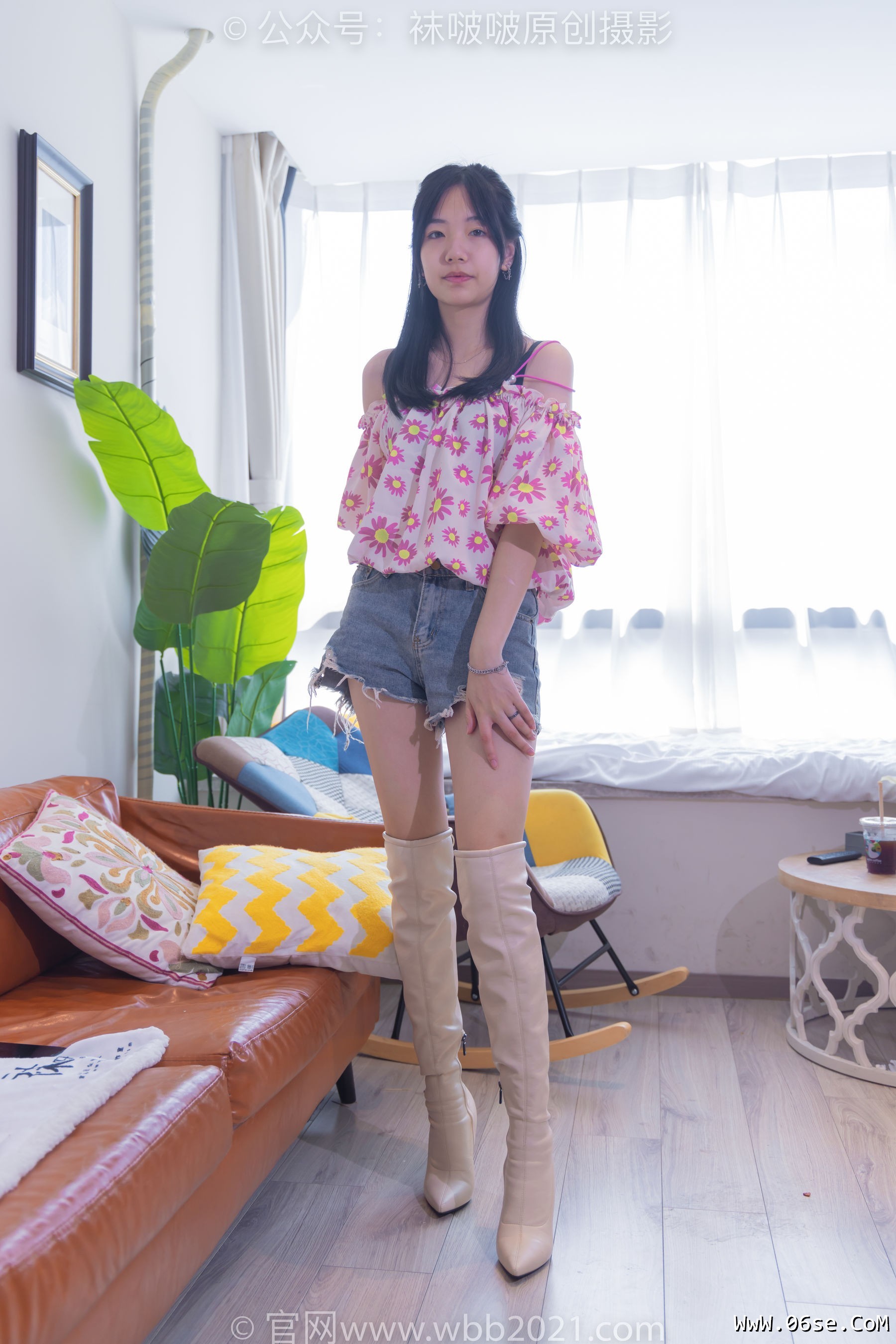 图片[146]-BoBoSocks袜啵啵 No.308 小甜豆 -长靴、白棉袜、裸足[170P]-六色网