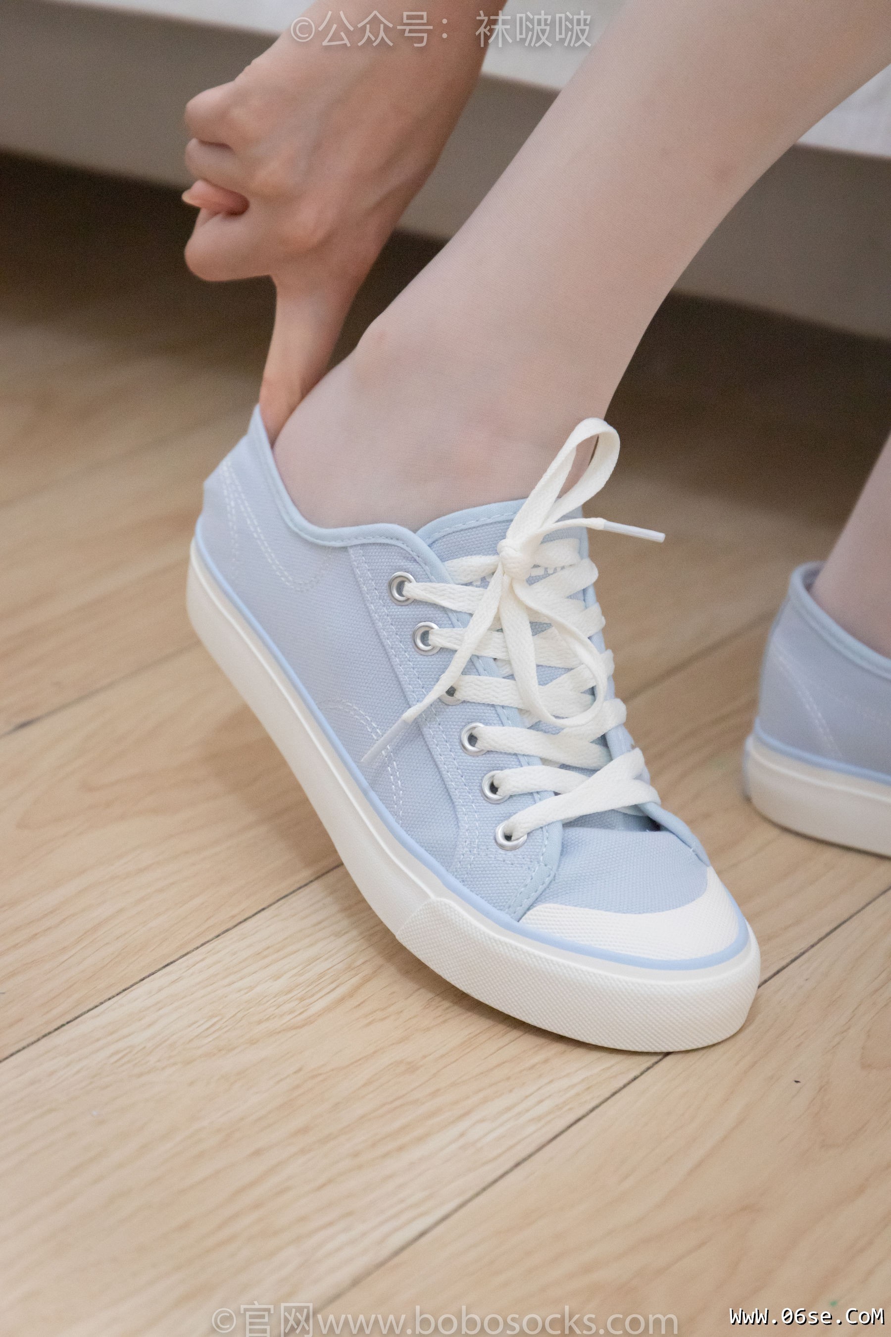 图片[128]-BoBoSocks袜啵啵 No.005 小甜豆-帆布鞋、薄白丝[133P]-六色网