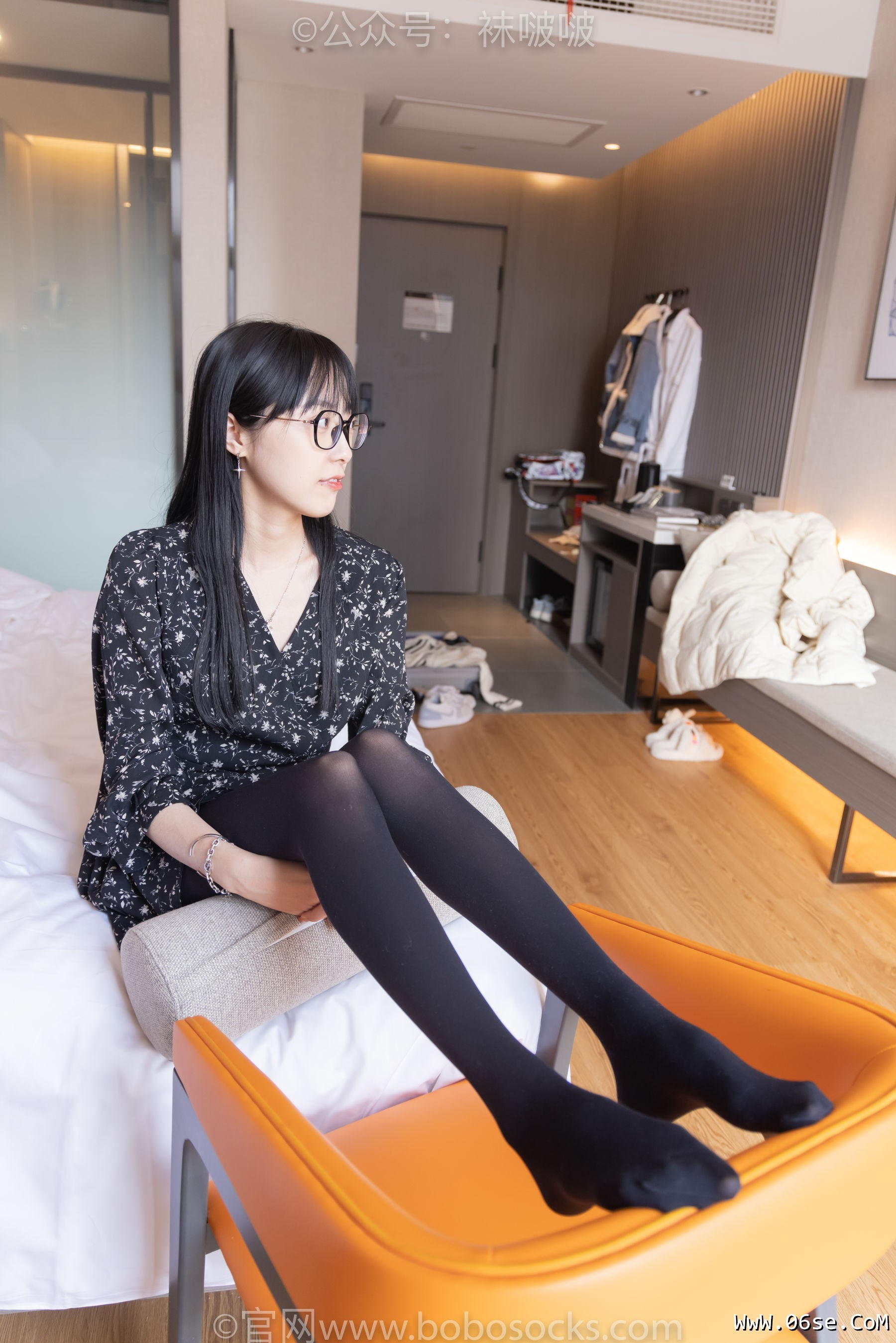 图片[99]-BoBoSocks袜啵啵 No.064 稚予-平底鞋、厚黑丝[137P]-六色网