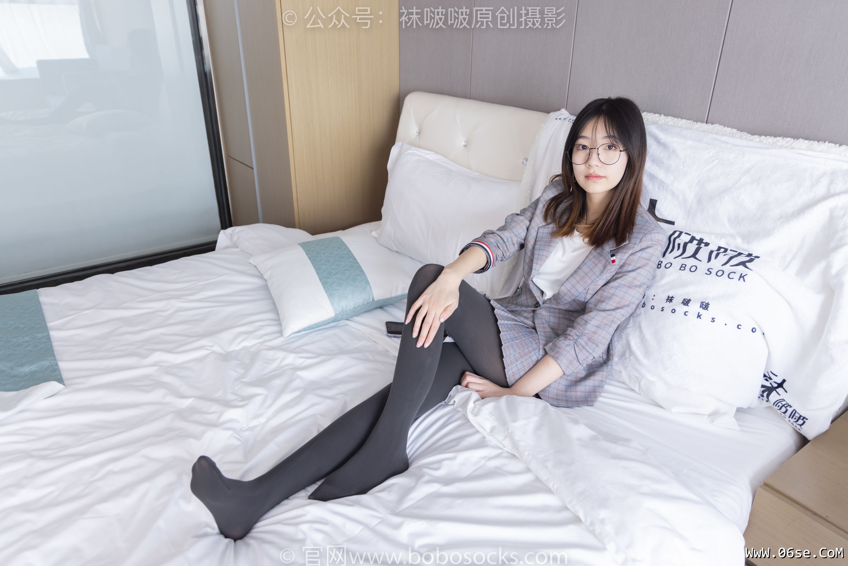 图片[25]-BoBoSocks袜啵啵 No.210 小甜豆 -皮鞋、厚灰丝、ol装[140P]-六色网