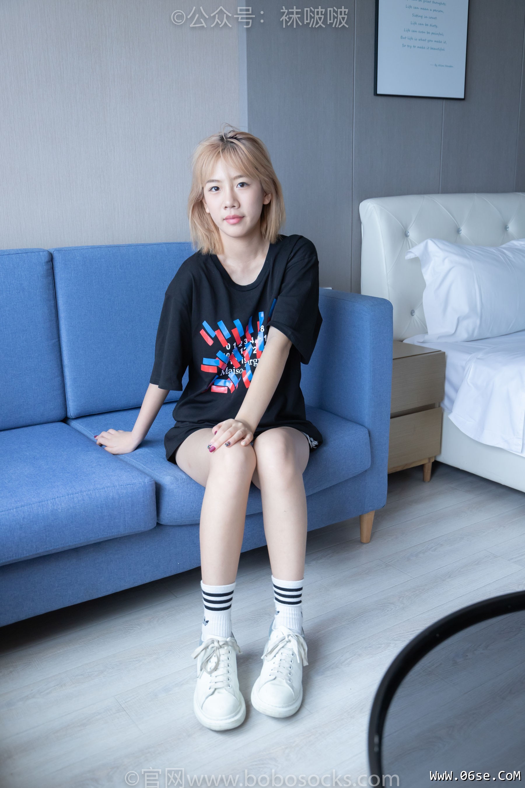 图片[9]-BoBoSocks袜啵啵 No.003 果冻-麦昆鞋、白色脏棉袜[133P]-六色网