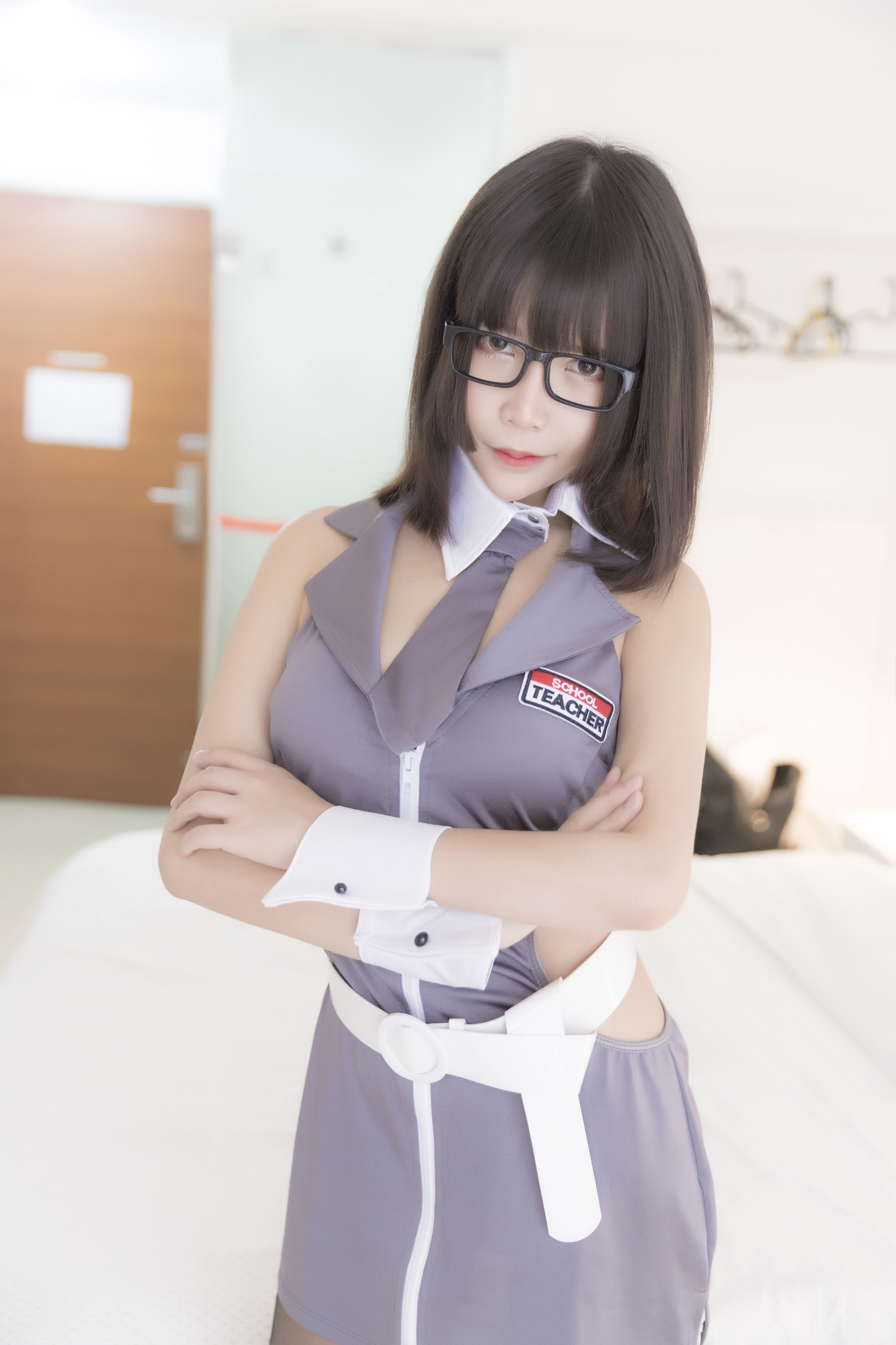 图片[17]-二次元妹子抱走莫子aa 黑丝制服[45P]-六色网