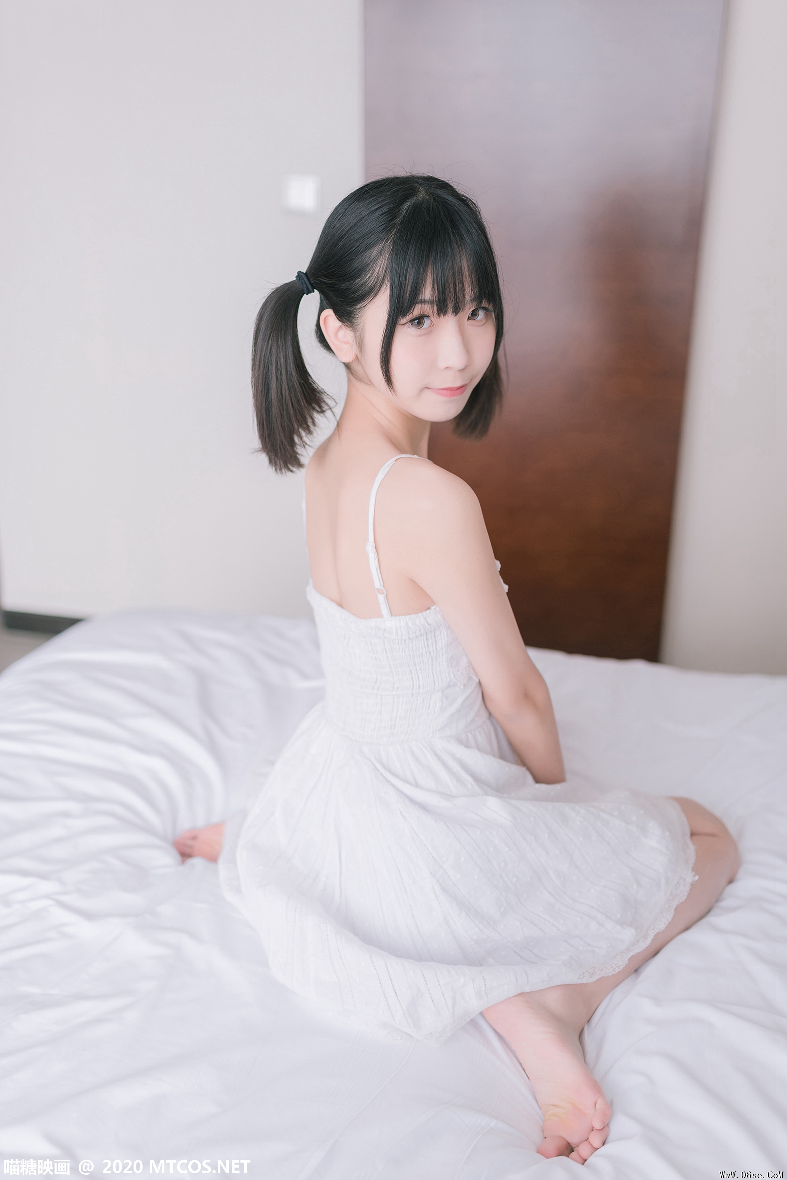 图片[30]-喵糖映画 VOL.177 白裙少女[47P／233M]-六色网