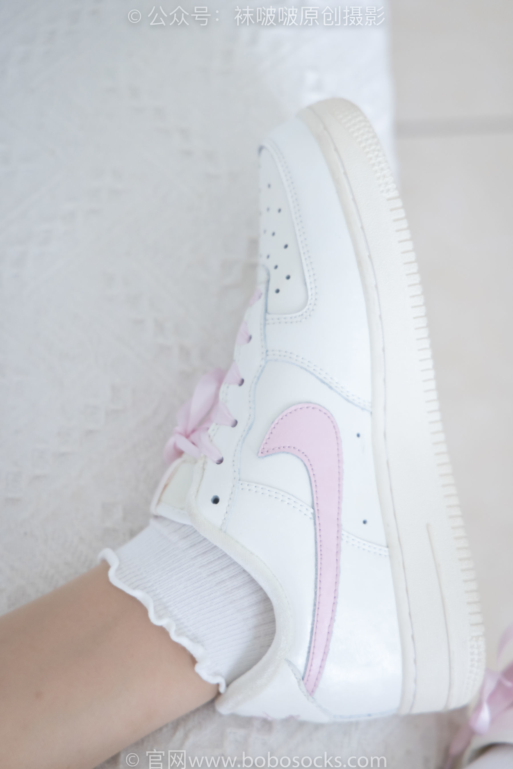 图片[51]-BoBoSocks袜啵啵 No.163 小甜豆-空军一号板鞋、白棉袜、肉丝[135P]-六色网