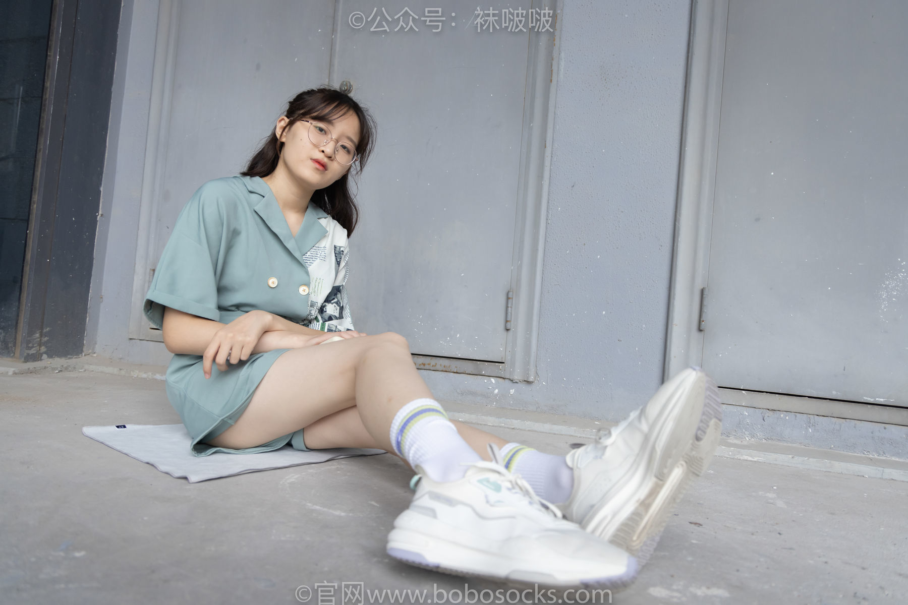 图片[28]-BoBoSocks袜啵啵 No.025 熊熊-安踏运动鞋、白色棉袜、裸足[146P]-六色网