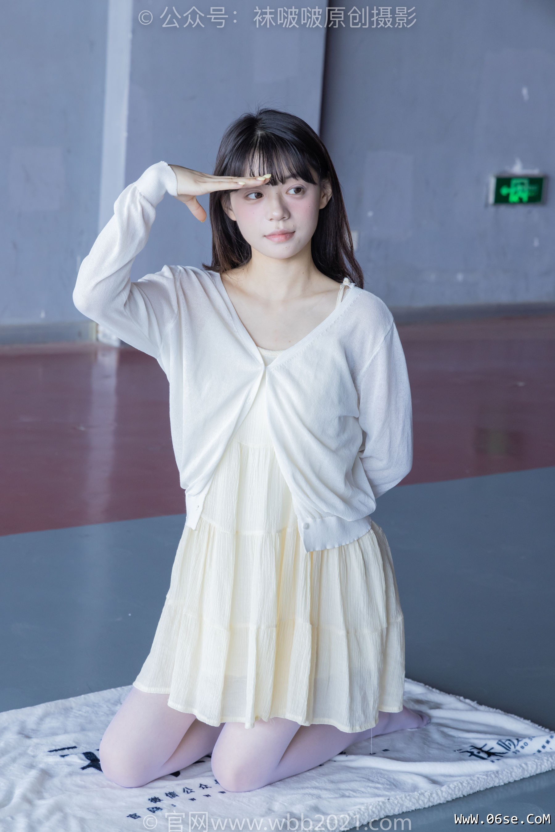图片[16]-BoBoSocks袜啵啵 No.395 糯米 -板鞋、白丝[145P]-六色网