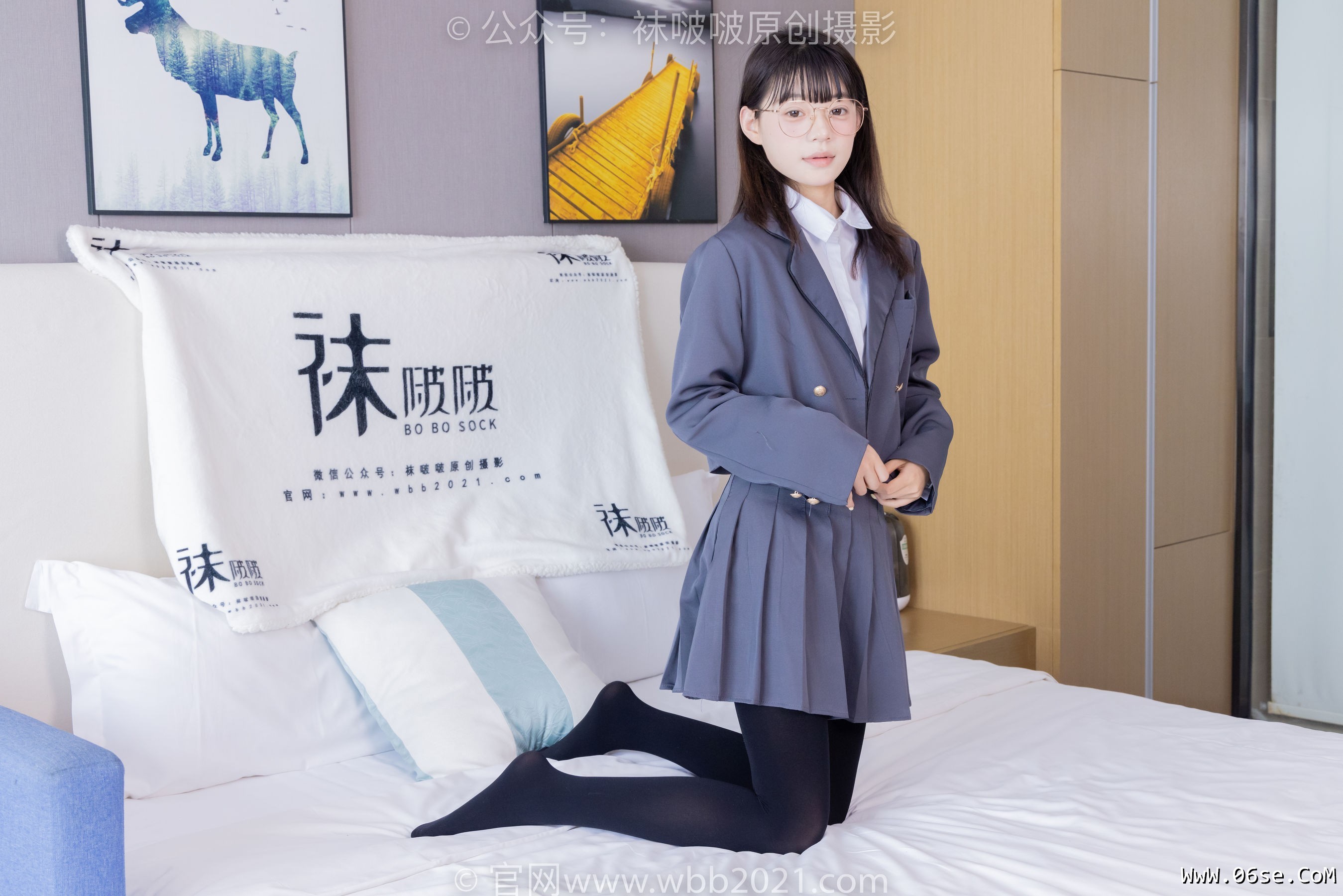 图片[104]-BoBoSocks袜啵啵 No.402 糯米 -皮鞋、厚黑丝、学院jk[140P]-六色网