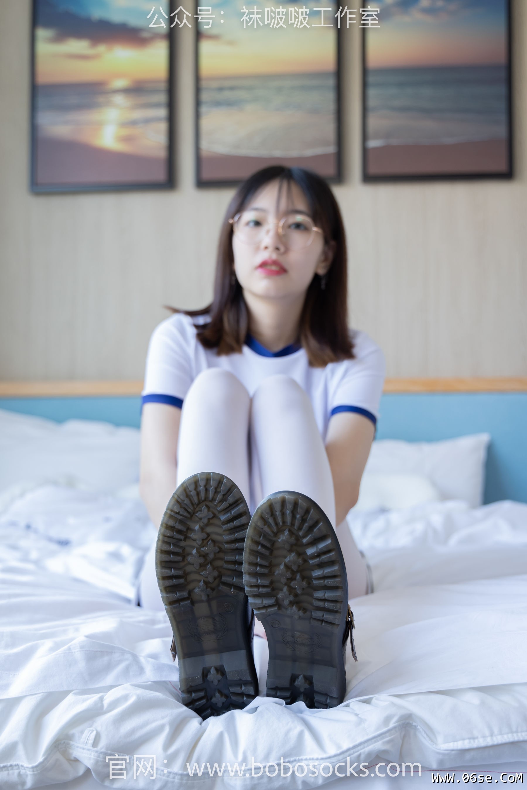 图片[24]-BoBoSocks袜啵啵 No.108 小甜豆-皮鞋、厚白丝、踩奶油蛋糕剧情[137P]-六色网