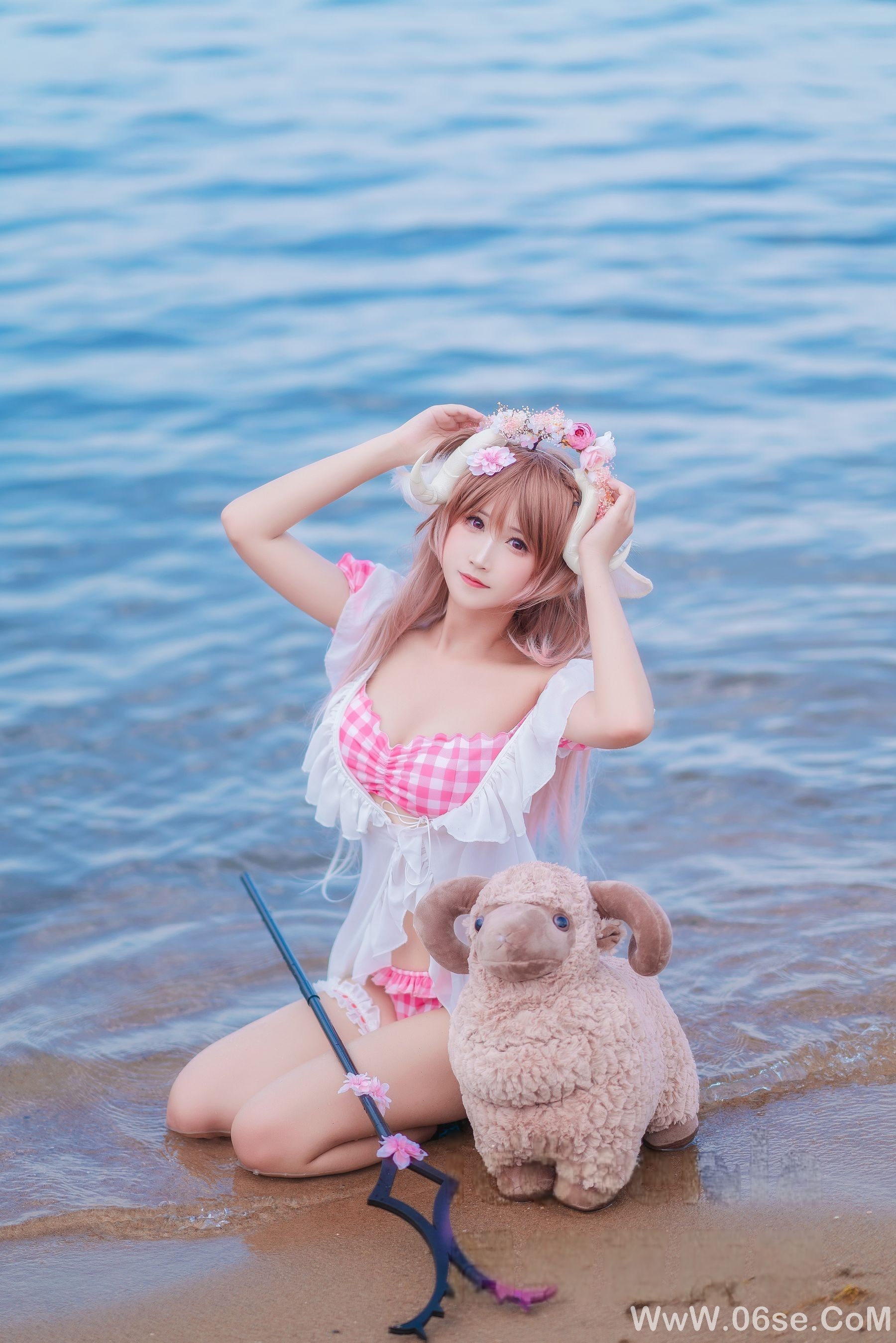 图片[3]-微博妹子三度_69 – 小羊泳装[17P]-六色网