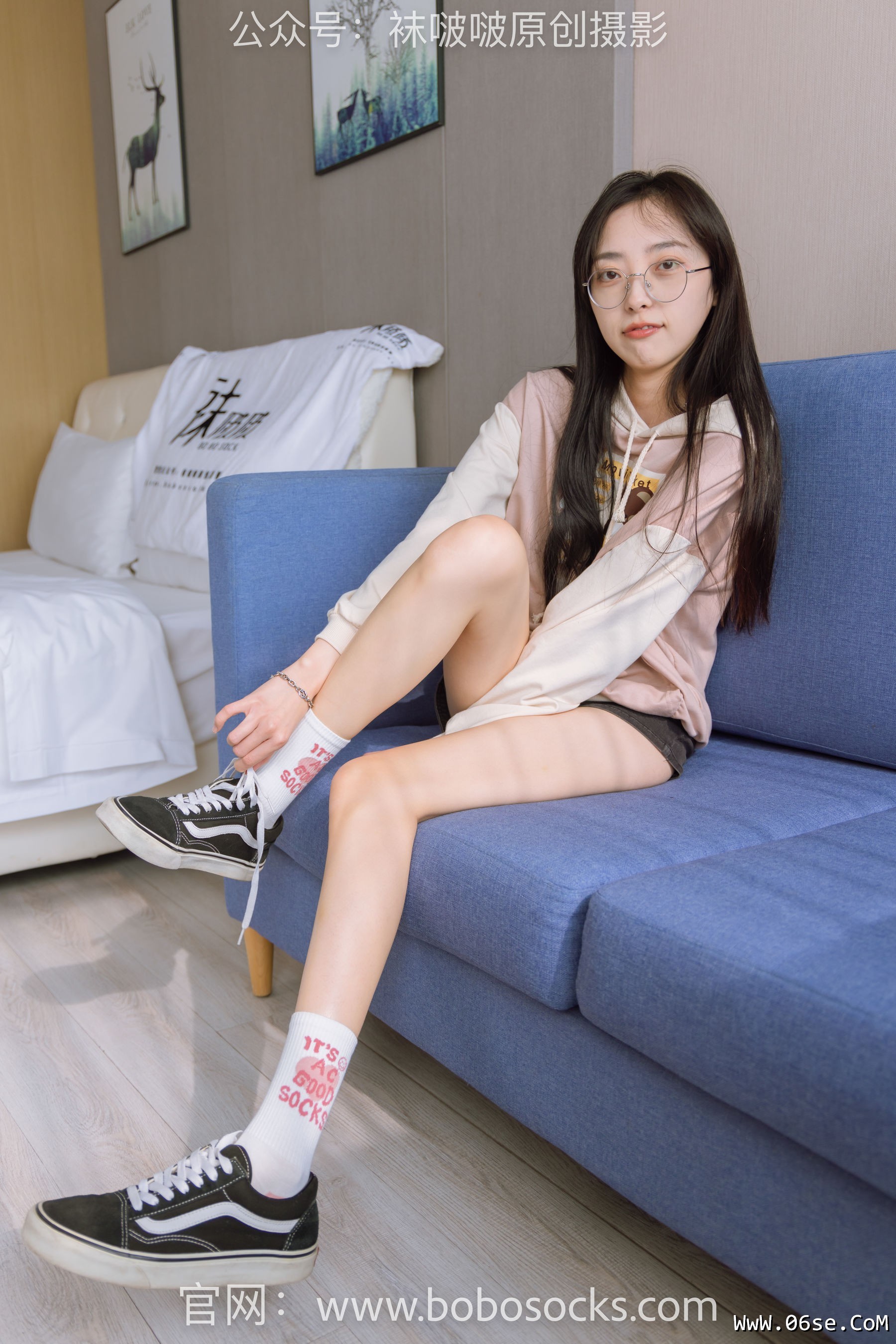 图片[97]-BoBoSocks袜啵啵 No.143 稚予-匡威板鞋、vans帆布鞋、两双白棉袜[166P]-六色网