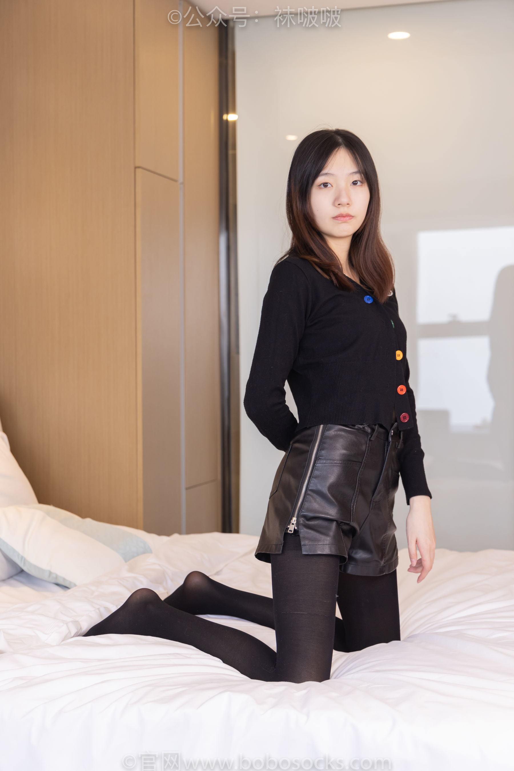 图片[57]-BoBoSocks袜啵啵 No.072 小甜豆-两双长靴、厚黑丝、厚肉丝[144P]-六色网
