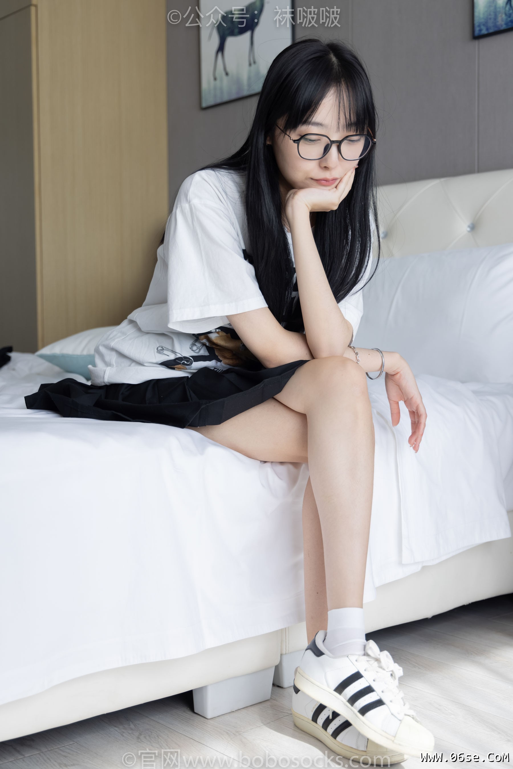 图片[147]-BoBoSocks袜啵啵 No.033 稚予-贝壳头、天鹅绒黑袜、天鹅绒白袜[154P]-六色网