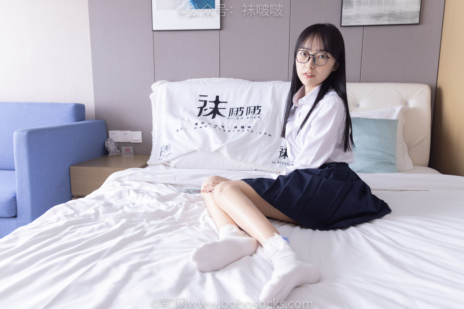 图片[61]-BoBoSocks袜啵啵 No.070 稚予-皮鞋、拖鞋、过膝袜、白棉袜[148P]-六色网