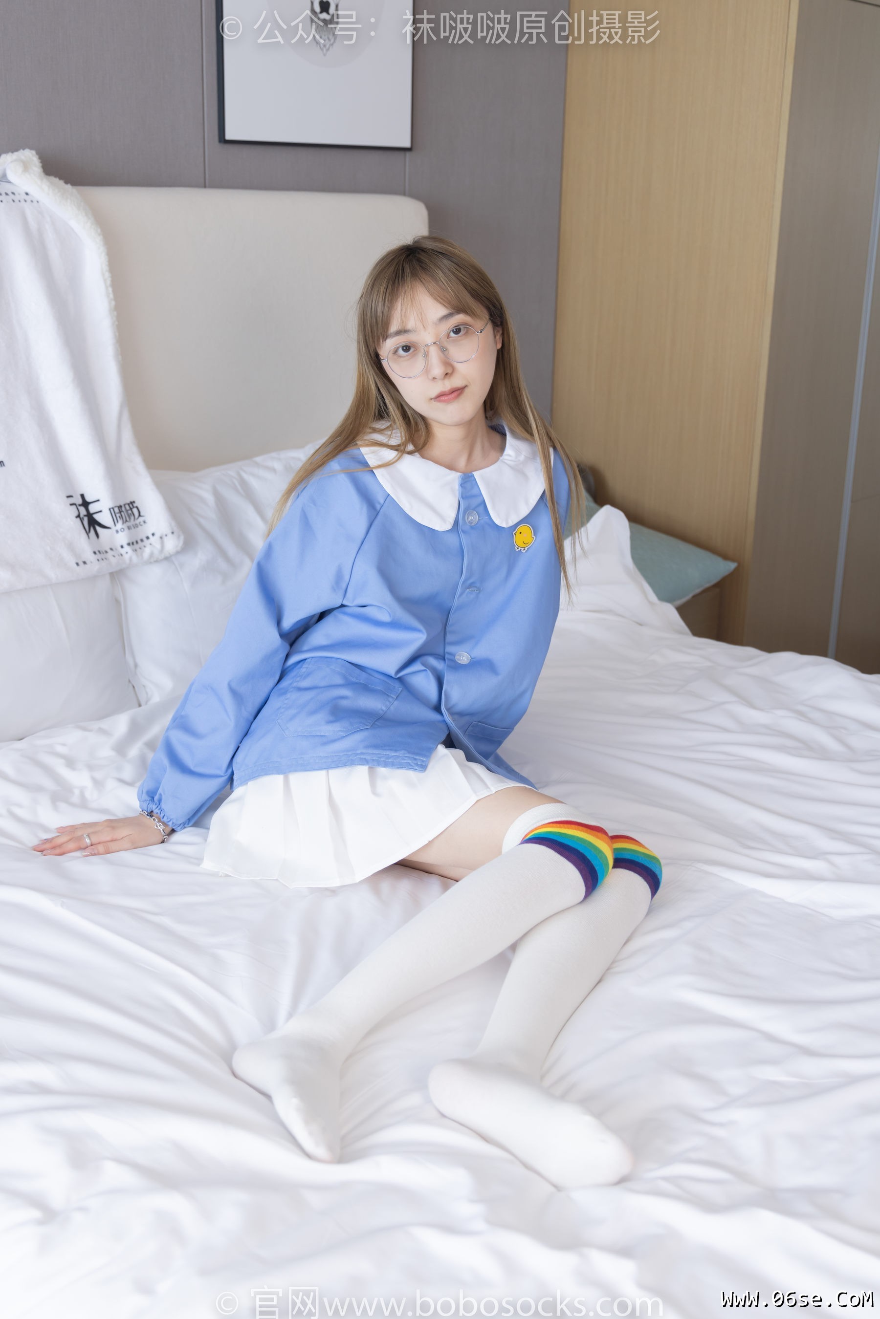 图片[95]-BoBoSocks袜啵啵 No.229 稚予-板鞋、皮鞋、两双大腿袜[155P]-六色网