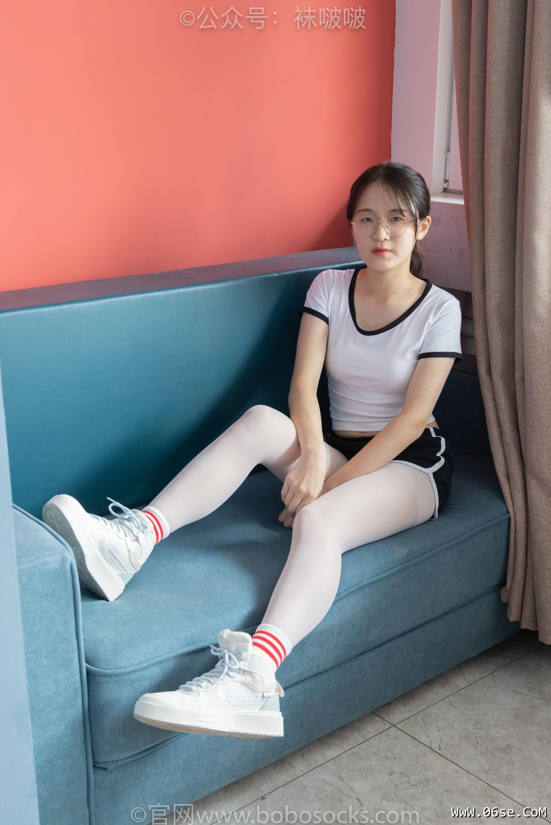 图片[15]-BoBoSocks袜啵啵 积分限定作品004 熊熊-板鞋、白棉袜、白丝[139P]-六色网
