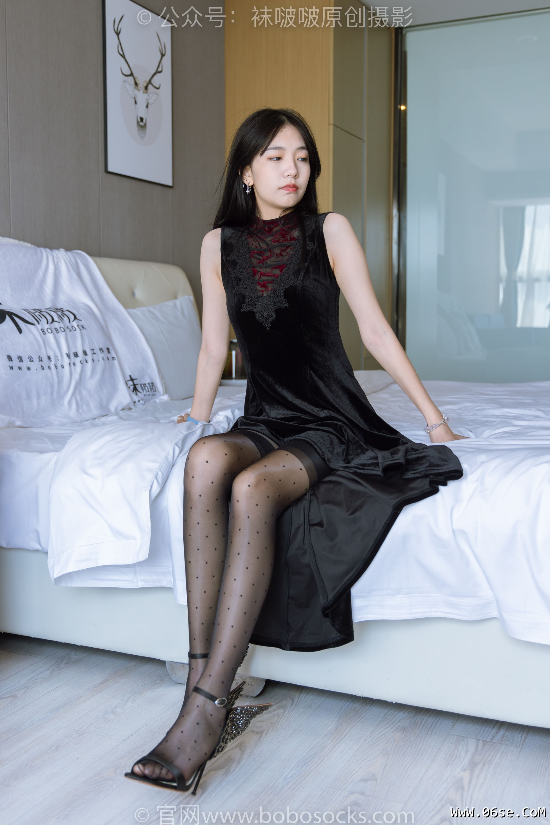 图片[64]-BoBoSocks袜啵啵 No.175 小甜豆-高跟鞋、黑丝 脚尖透明款[140P]-六色网