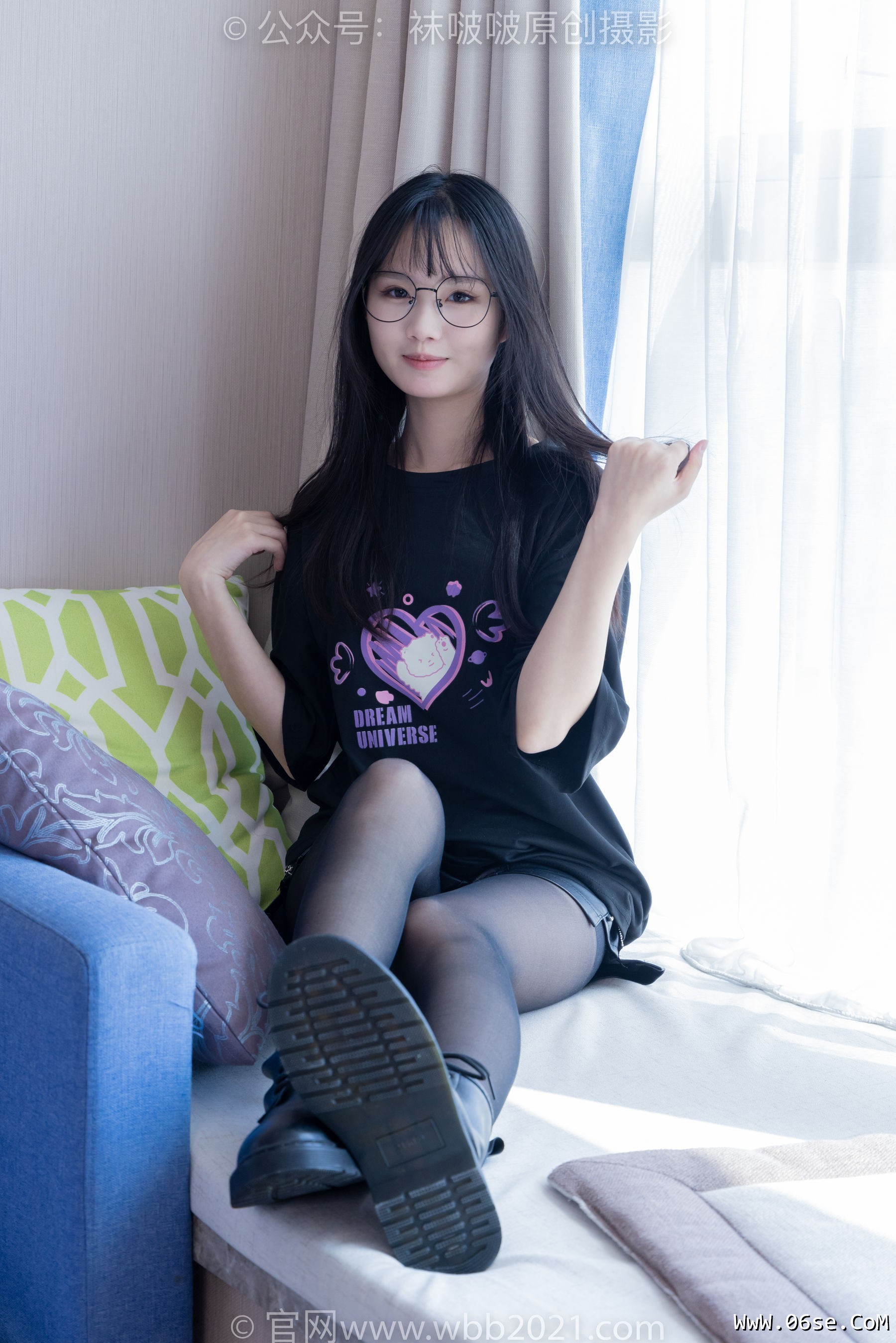 图片[77]-BoBoSocks袜啵啵 No.406 甜甜圈 -马丁靴、黑丝[150P]-六色网