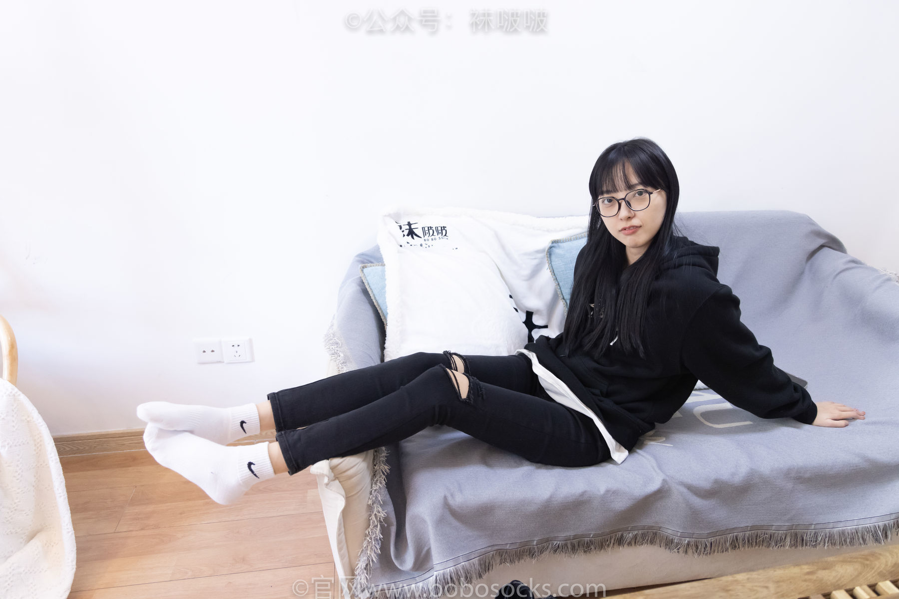 图片[88]-BoBoSocks袜啵啵 No.061 稚予-短靴、白棉袜、裸足[145P]-六色网