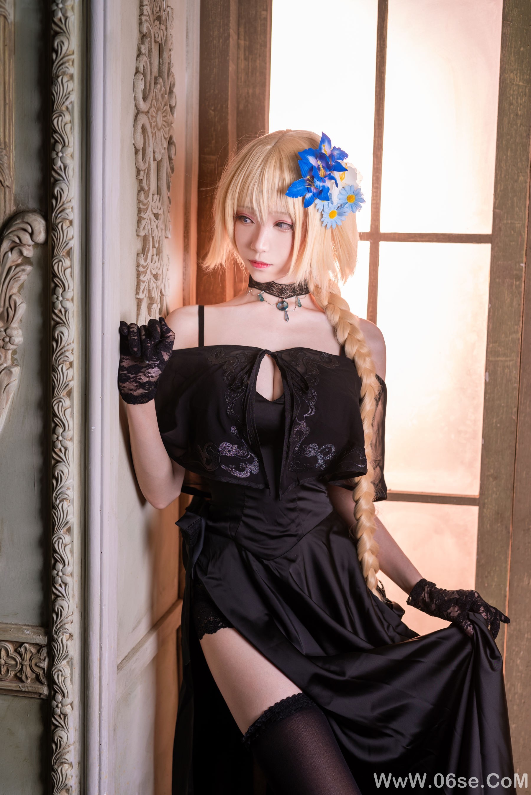 图片[11]-长腿Coser青青子Js 礼服贞德[13P]-六色网