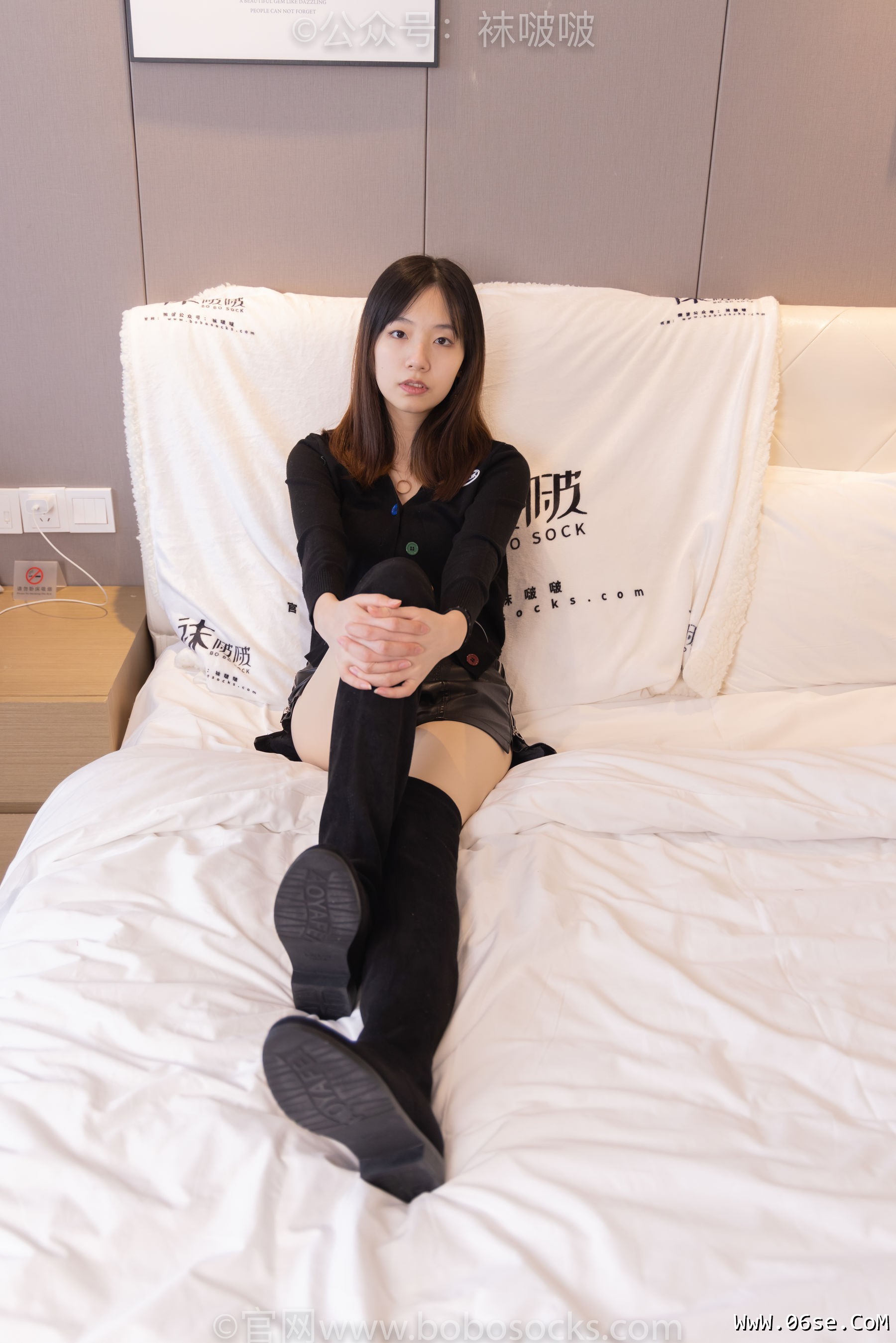 图片[101]-BoBoSocks袜啵啵 No.072 小甜豆-两双长靴、厚黑丝、厚肉丝[144P]-六色网