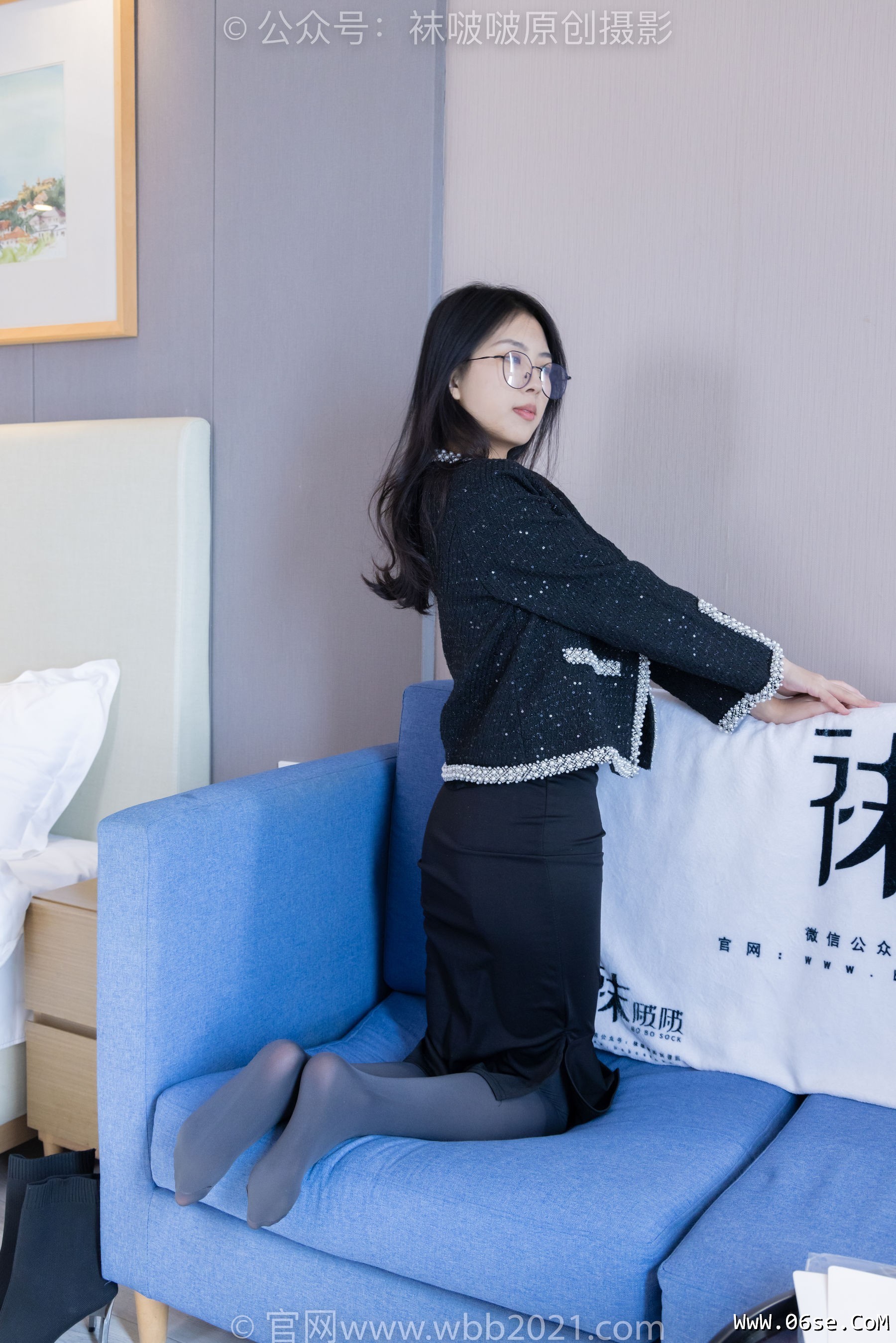 图片[116]-BoBoSocks袜啵啵 No.378 奶油 -短靴、运动鞋、厚黑丝、厚灰丝[190P]-六色网