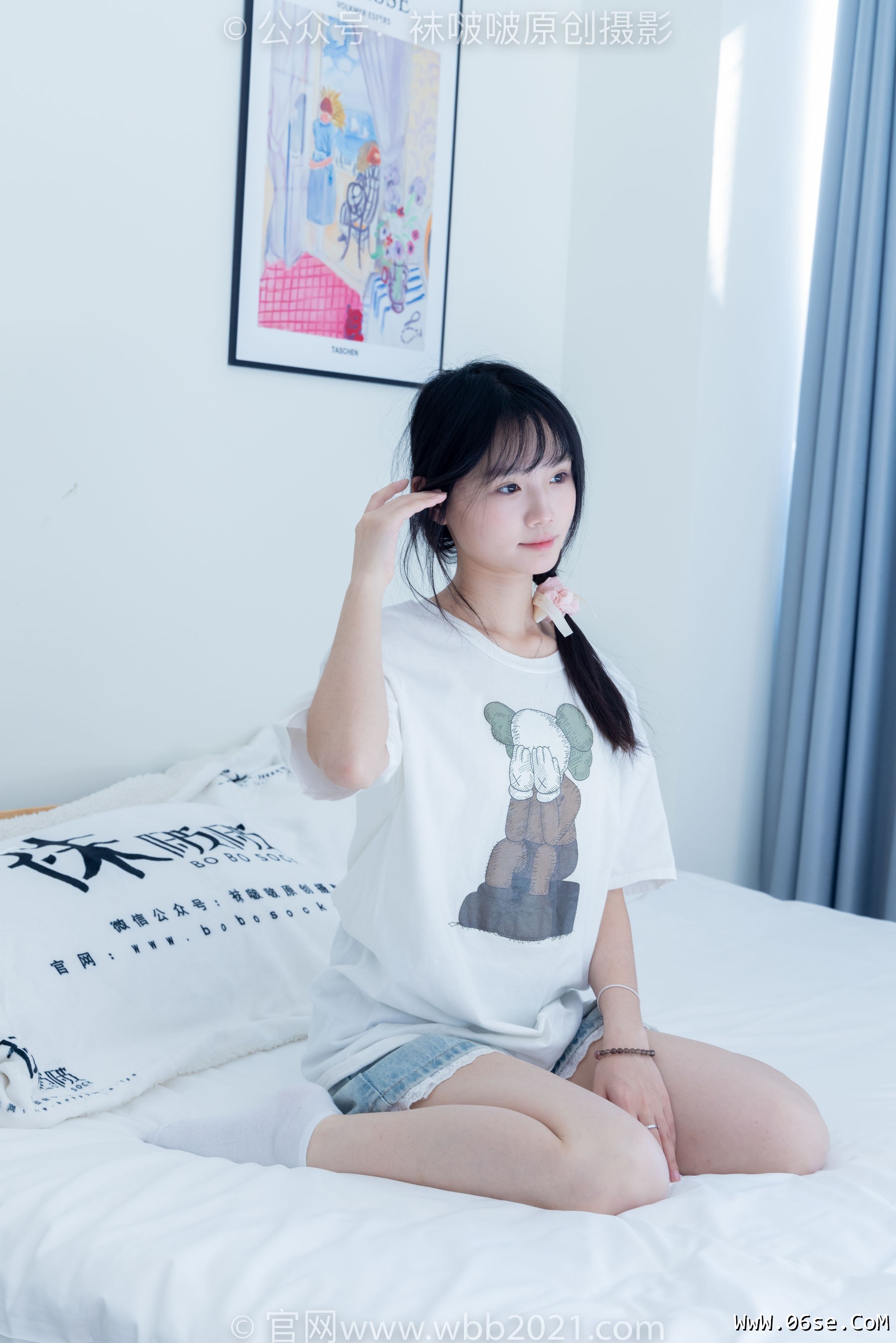 图片[3]-BoBoSocks袜啵啵 No.331 甜甜圈 -板鞋、白棉袜、裸足[144P]-六色网