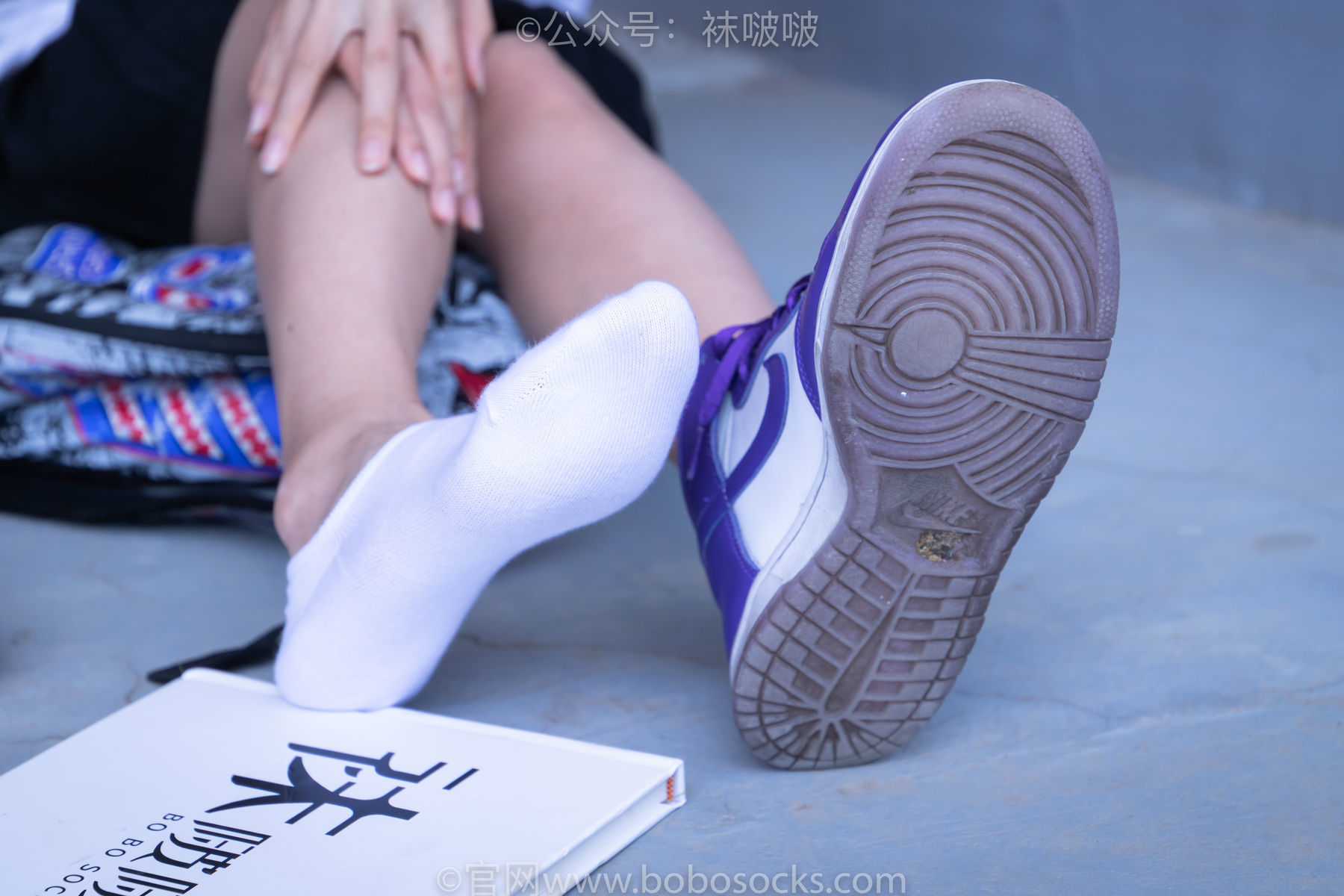 图片[51]-BoBoSocks袜啵啵 积分限定作品002 泡芙- AJ、白色棉质船袜、裸足[135P]-六色网