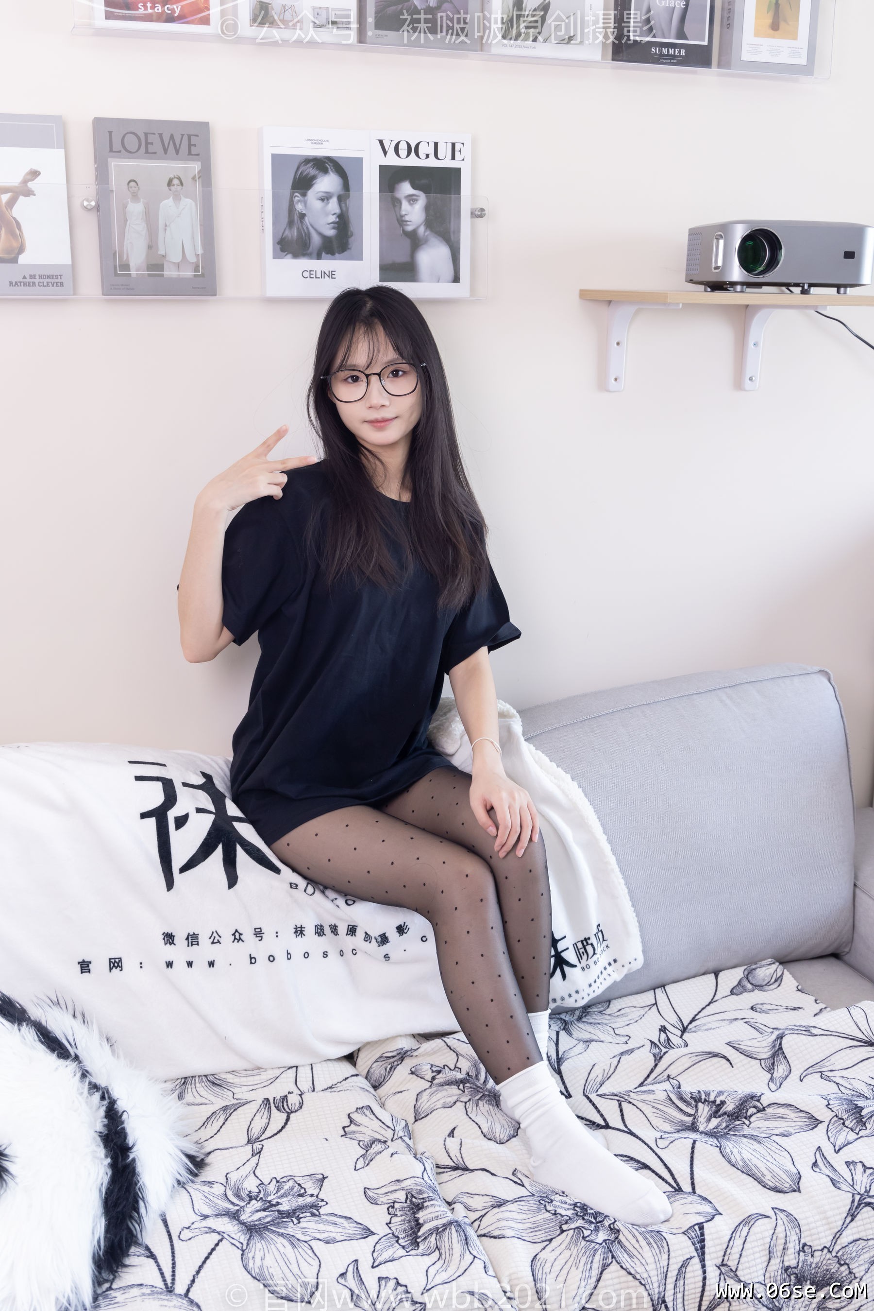 图片[105]-BoBoSocks袜啵啵 No.418 甜甜圈 – 板鞋、白棉袜、波点黑丝[145P]-六色网