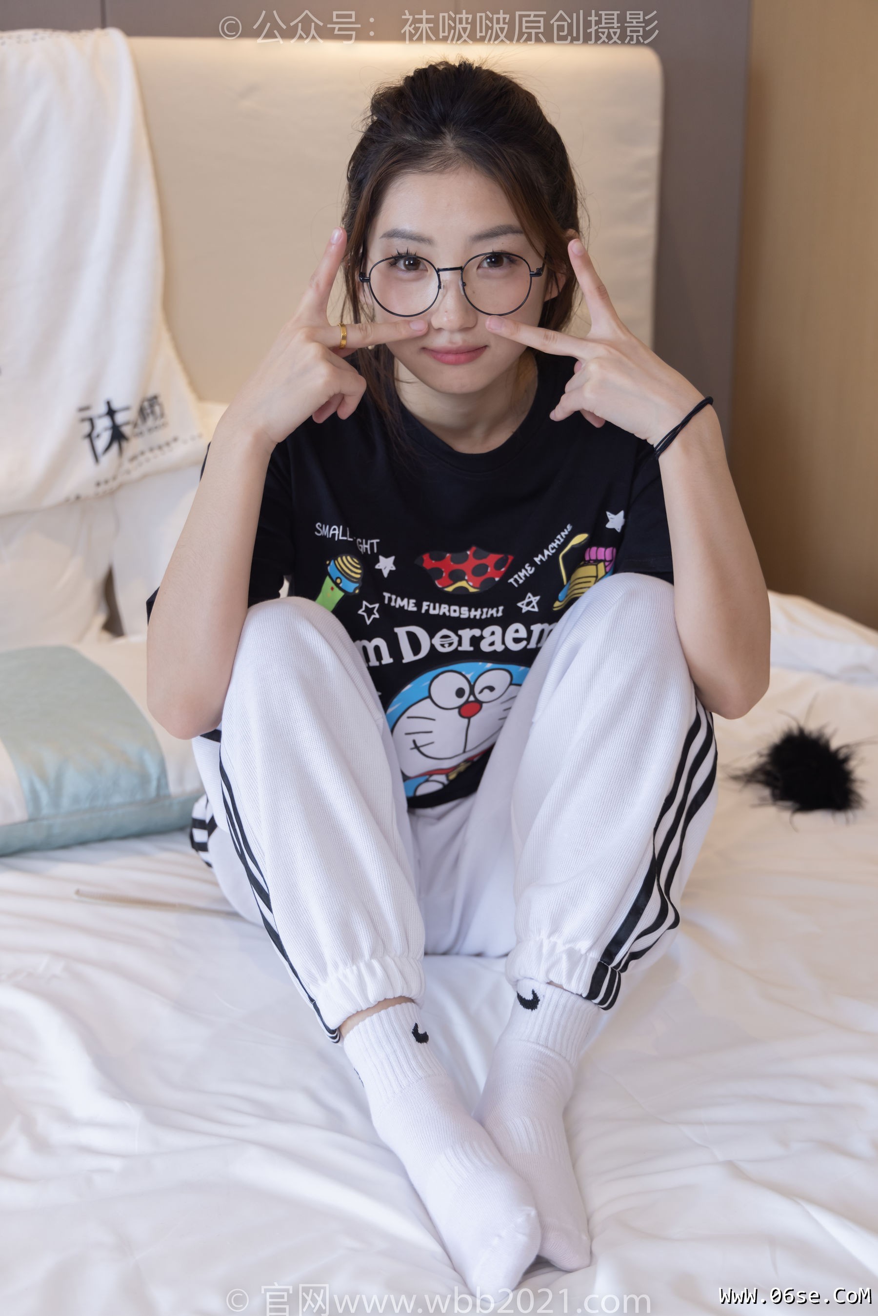 图片[121]-BoBoSocks袜啵啵 No.382 小沫 -板鞋、白棉袜[143P]-六色网
