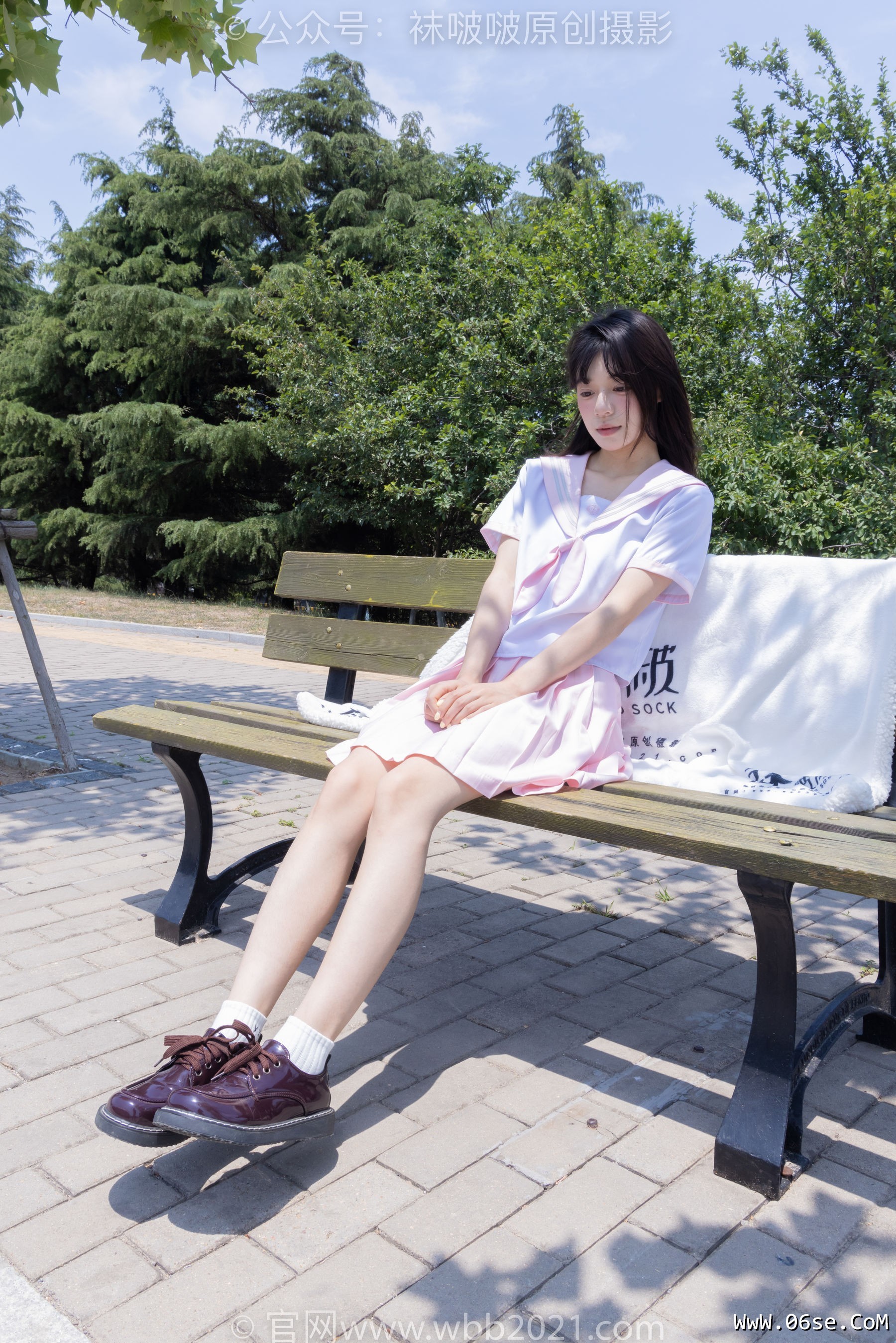 图片[86]-BoBoSocks袜啵啵 No.399 糯米 -皮鞋、白棉袜、jk制服[145P]-六色网