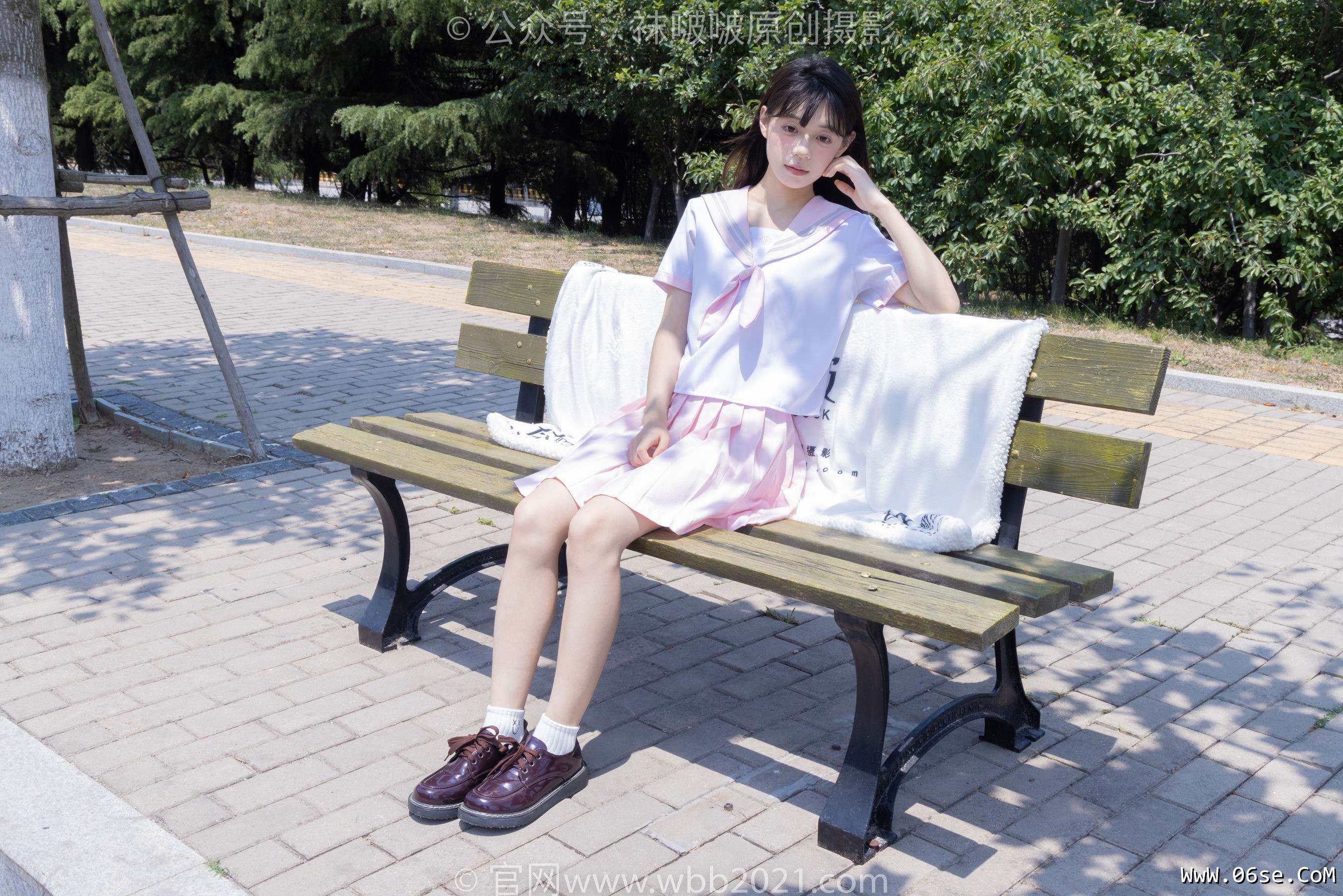 图片[73]-BoBoSocks袜啵啵 No.399 糯米 -皮鞋、白棉袜、jk制服[145P]-六色网