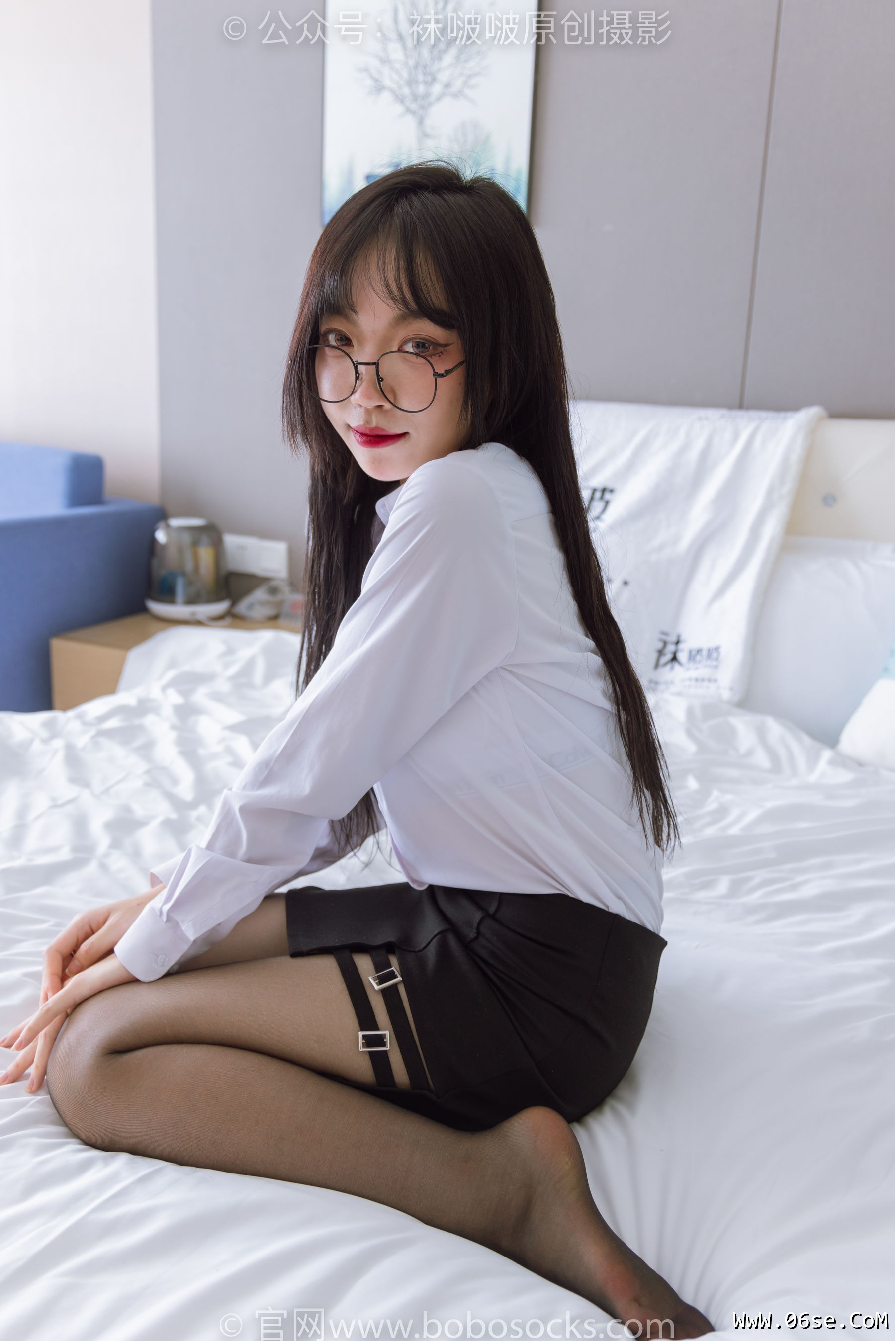 图片[37]-BoBoSocks袜啵啵 No.185 周周-ol制服、高跟鞋、黑丝[140P]-六色网