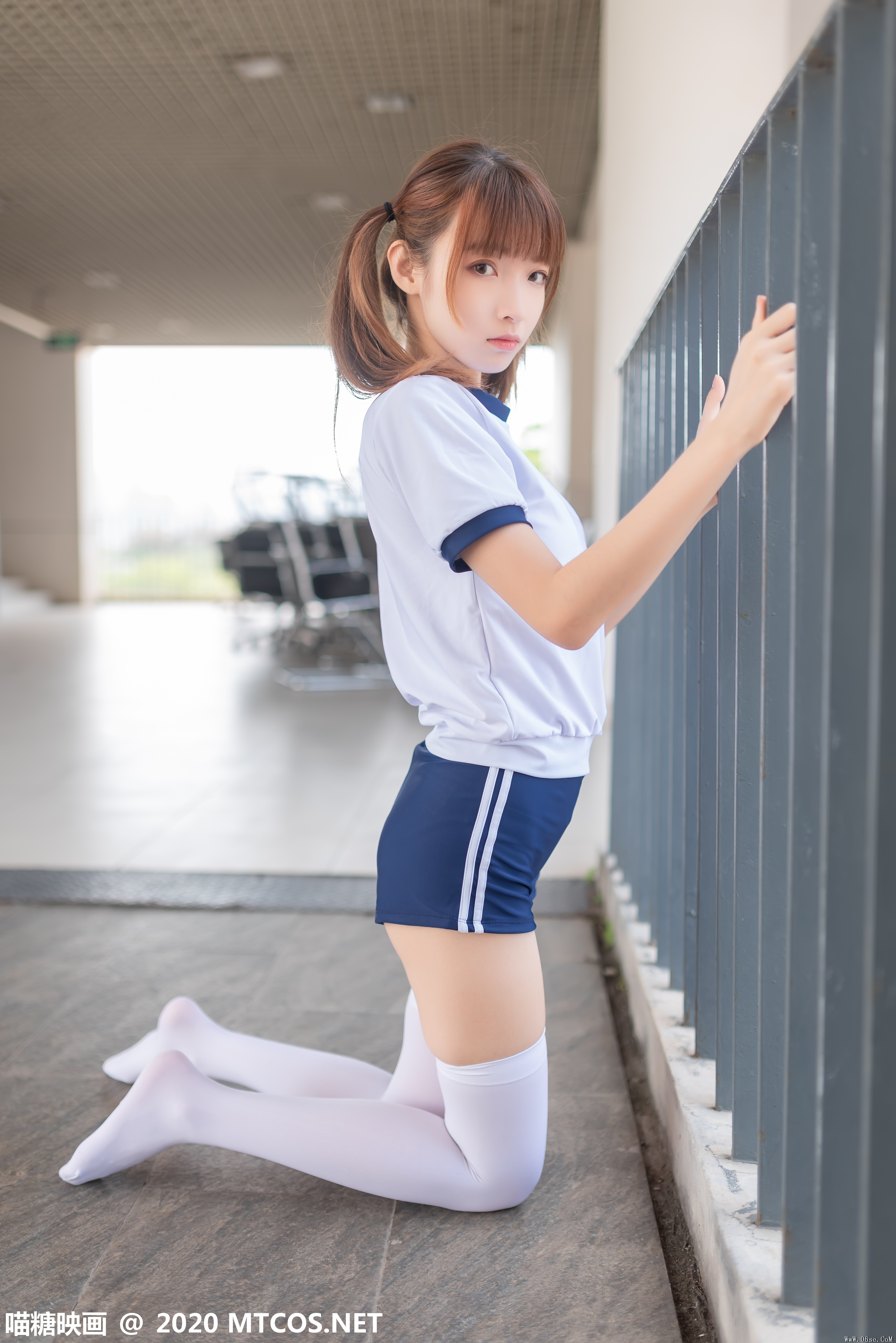图片[10]-喵糖映画 VOL.182 白袜体操服[50P／325M]-六色网