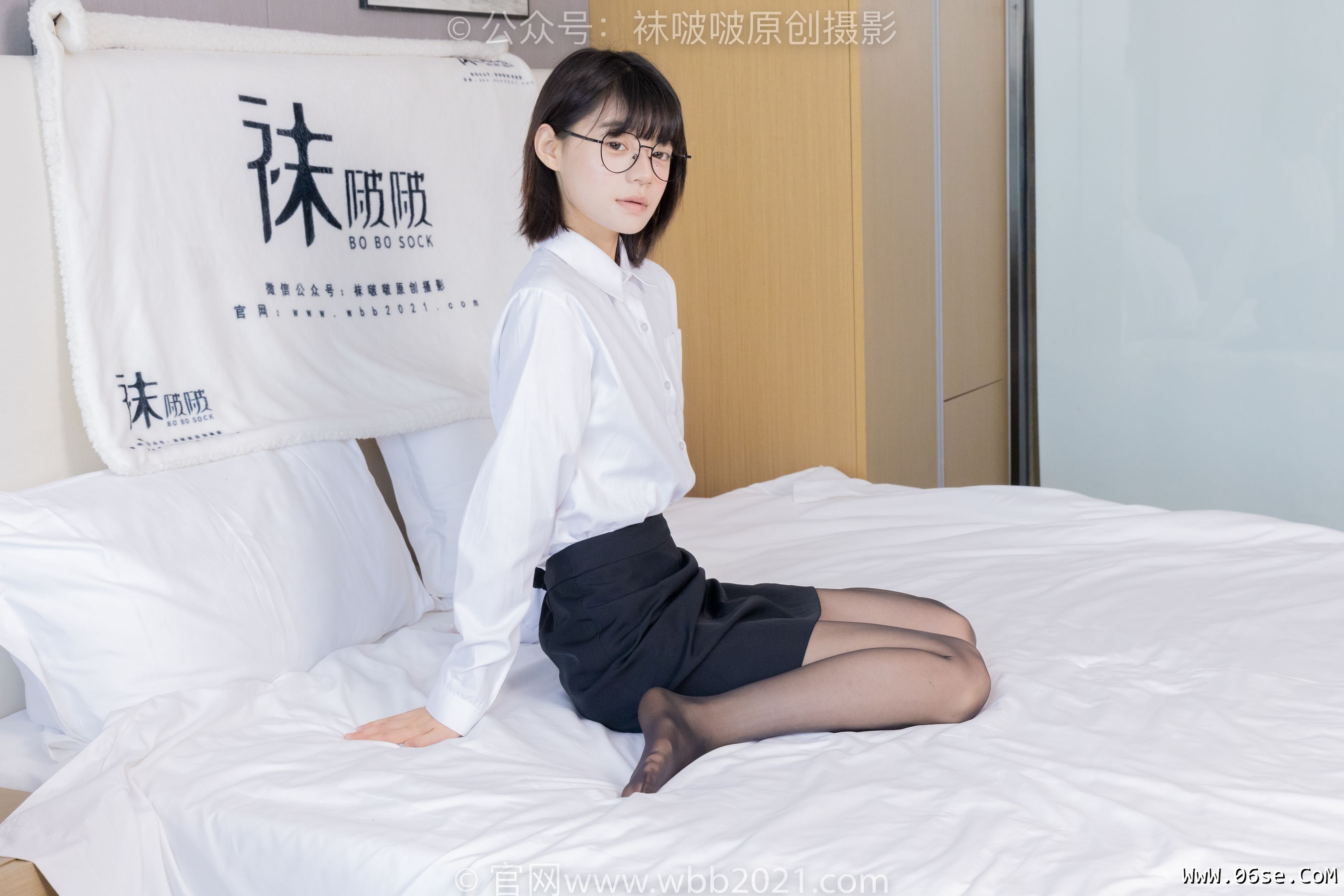 图片[94]-BoBoSocks袜啵啵 No.436 糯米 -OL制服、两双平底鞋、薄黑丝、厚肉丝[150P]-六色网
