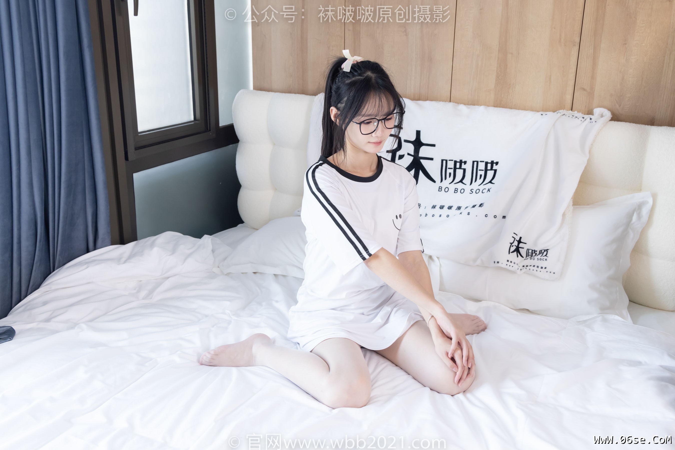 图片[22]-BoBoSocks袜啵啵 No.376 甜甜圈 -运动鞋、堆堆袜套、白丝[150P]-六色网
