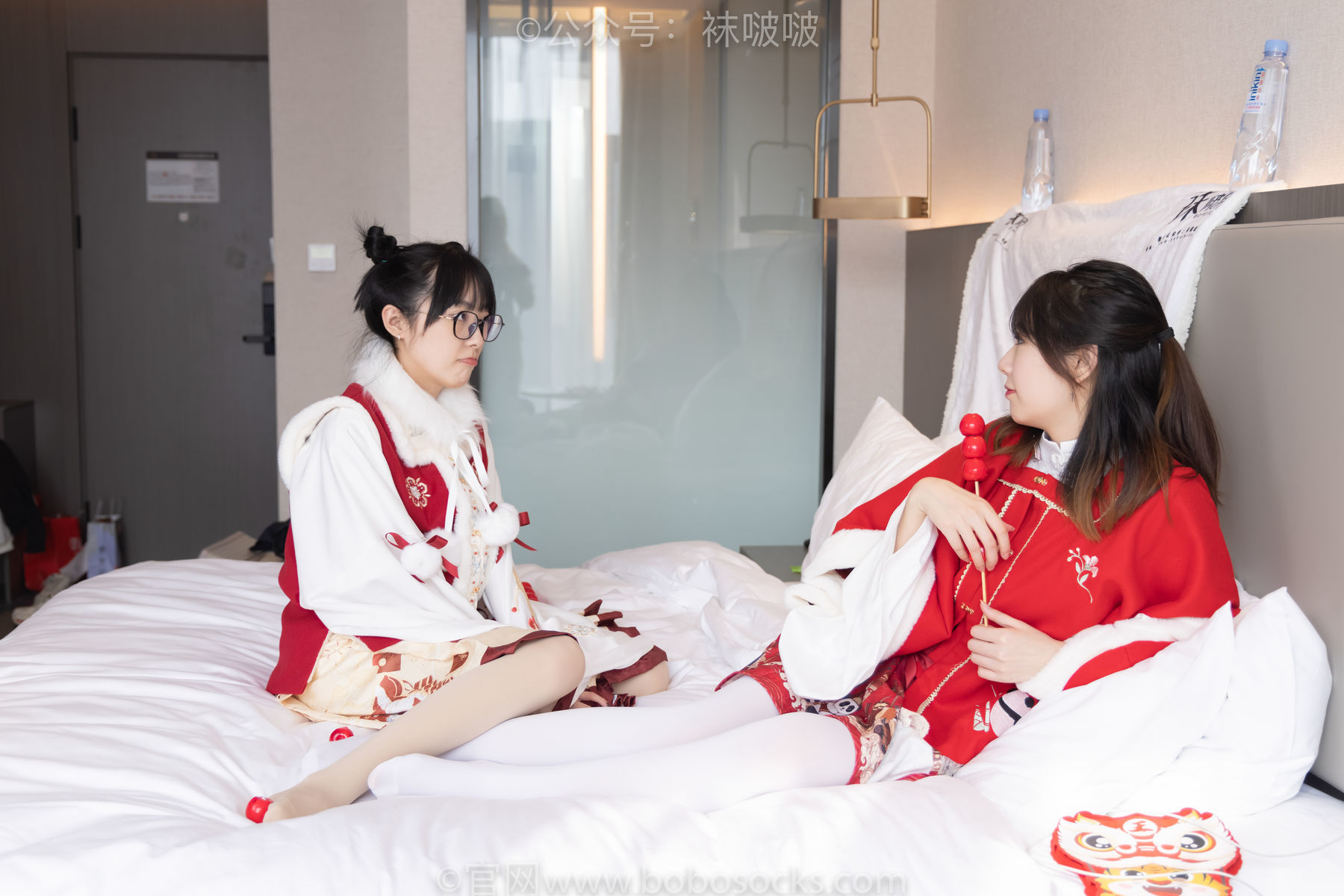 图片[66]-BoBoSocks袜啵啵 No.054 小甜豆与稚予-给大家拜年啦[139P]-六色网