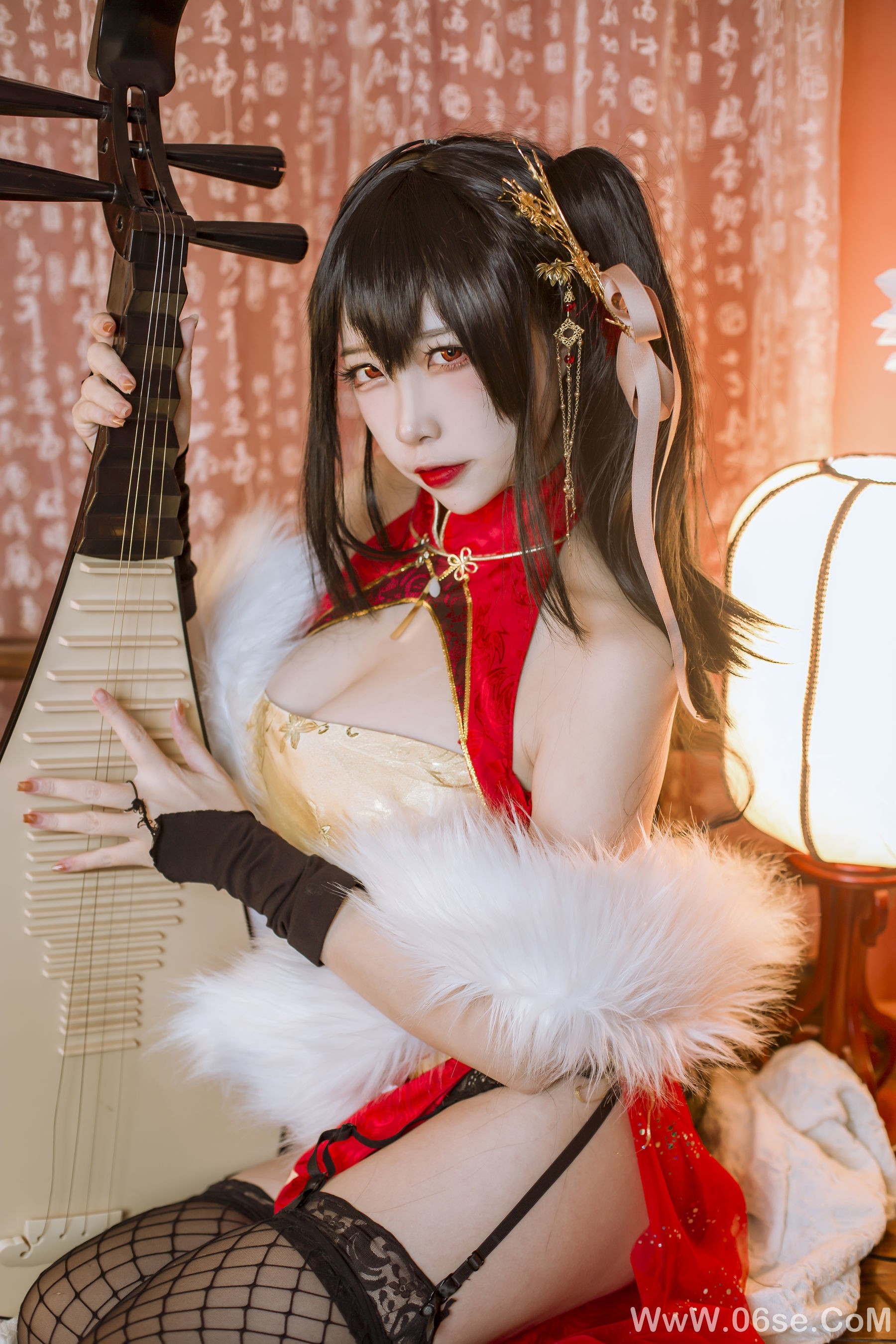 图片[26]-人气Coser二佐Nisa 碧蓝大凤旗袍[41P]-六色网