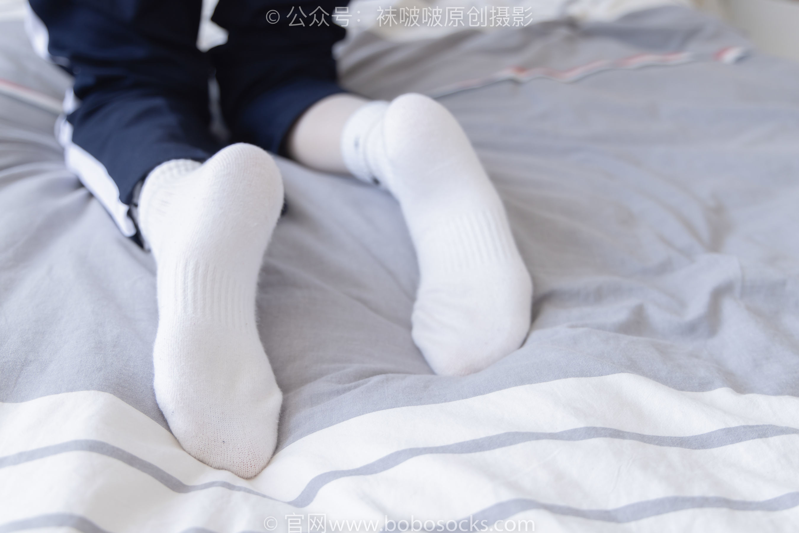 图片[95]-BoBoSocks袜啵啵 No.207 稚予 -aj板鞋、白棉袜、油亮白丝、校服裤里丝[140P]-六色网
