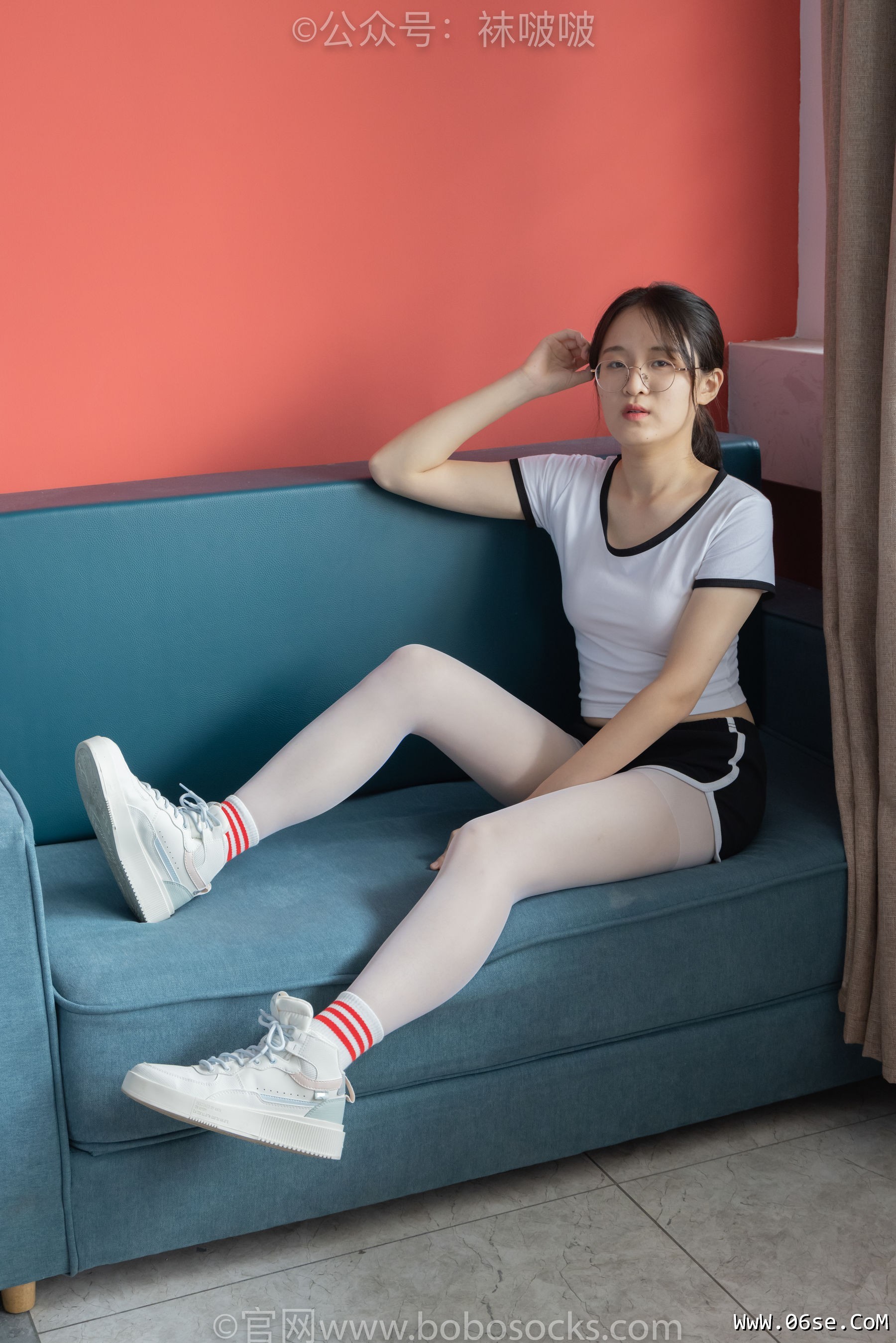 图片[13]-BoBoSocks袜啵啵 积分限定作品004 熊熊-板鞋、白棉袜、白丝[139P]-六色网