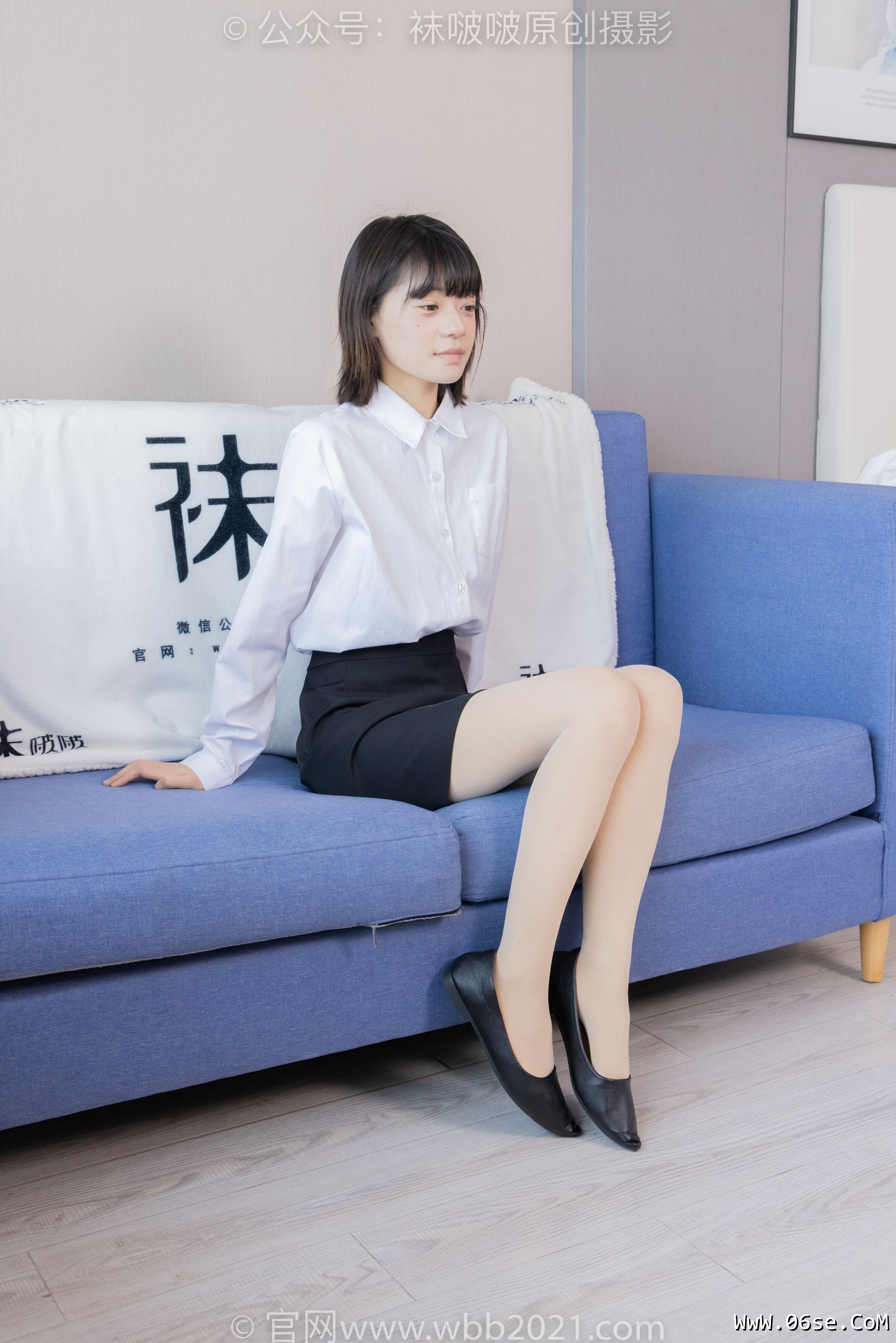 图片[42]-BoBoSocks袜啵啵 No.436 糯米 -OL制服、两双平底鞋、薄黑丝、厚肉丝[150P]-六色网