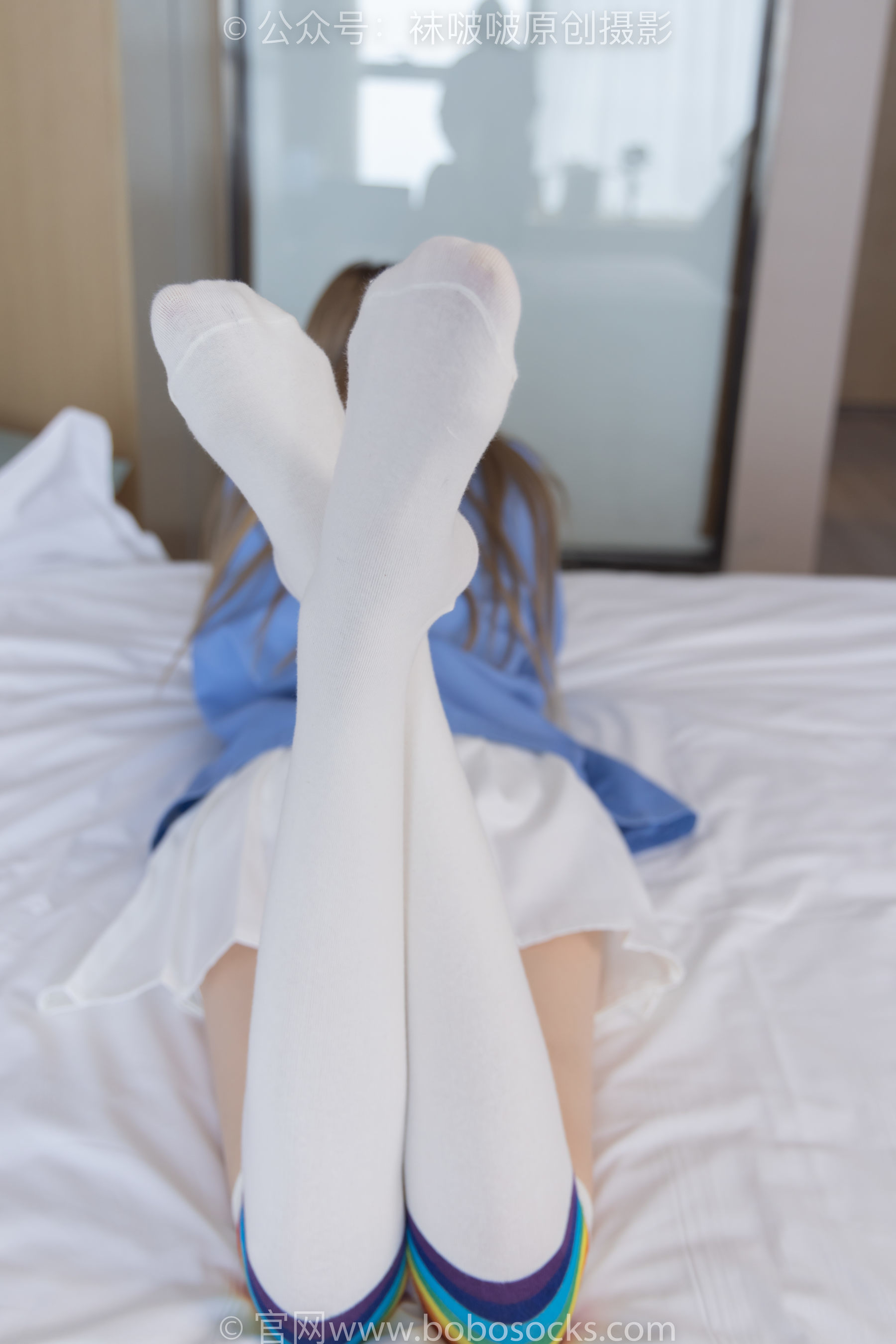 图片[132]-BoBoSocks袜啵啵 No.229 稚予-板鞋、皮鞋、两双大腿袜[155P]-六色网