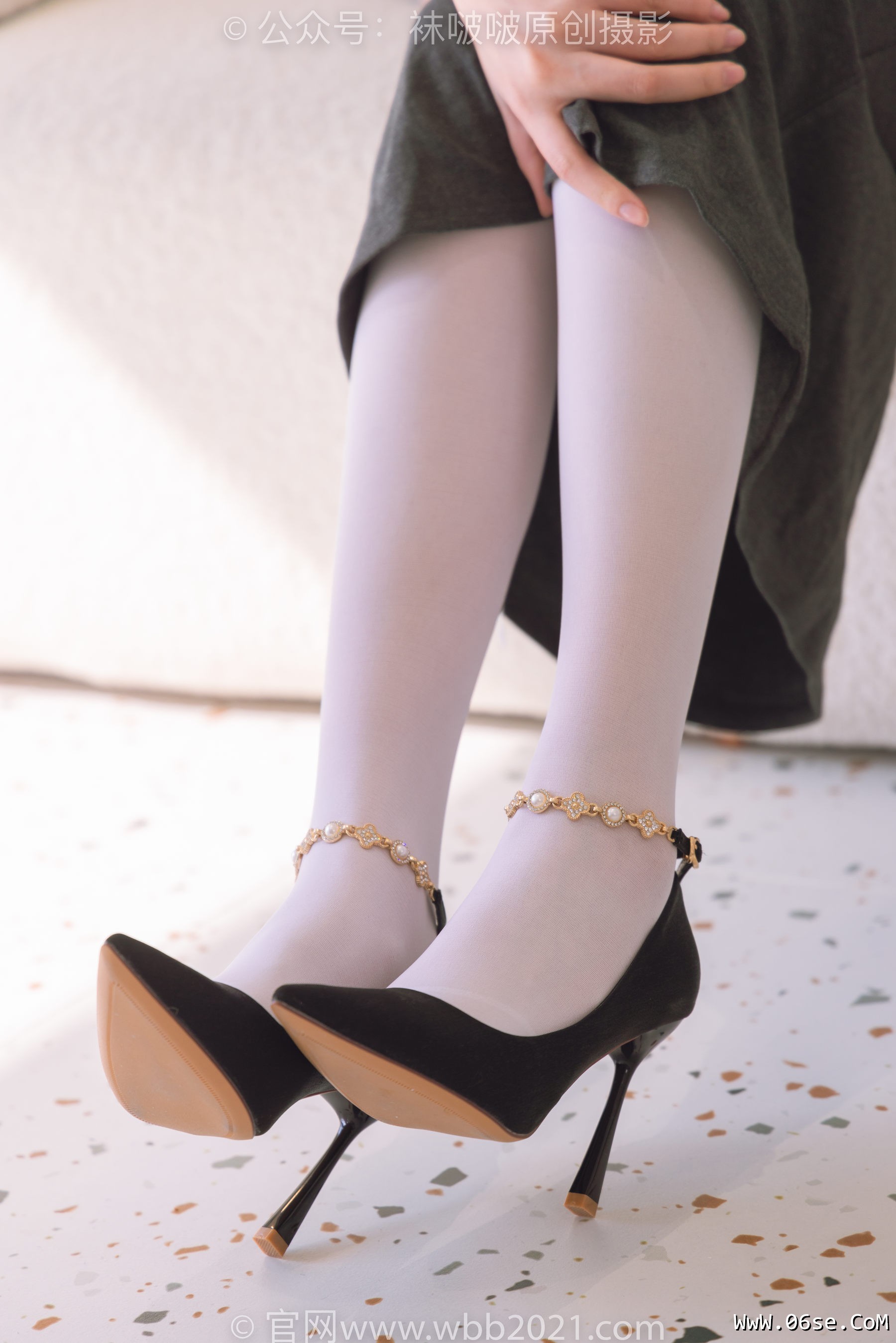 图片[63]-BoBoSocks袜啵啵 No.242 小甜豆-高跟鞋、厚白丝[140P]-六色网