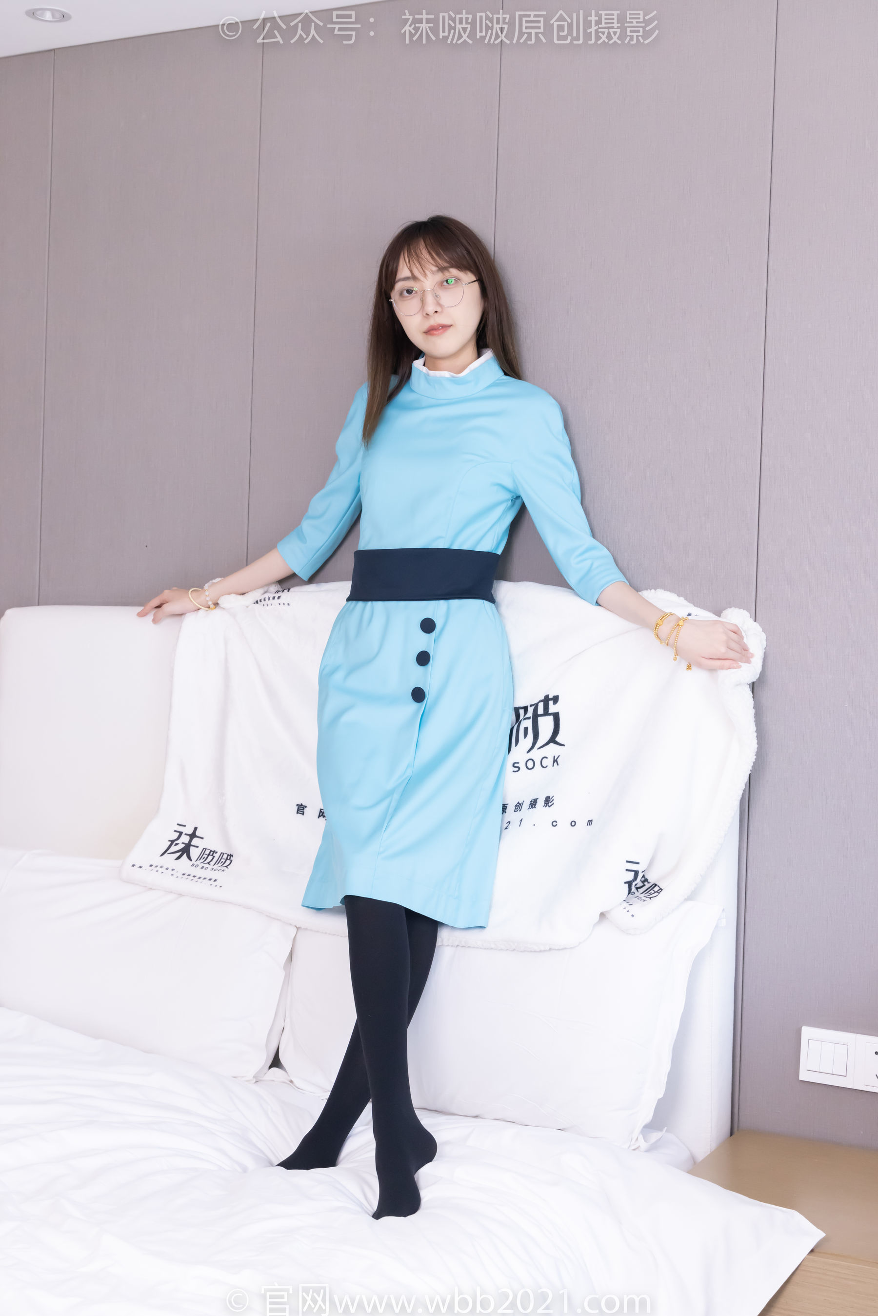 图片[25]-BoBoSocks袜啵啵 No.440 稚予 -高跟鞋、厚黑丝、空姐制服[200P]-六色网